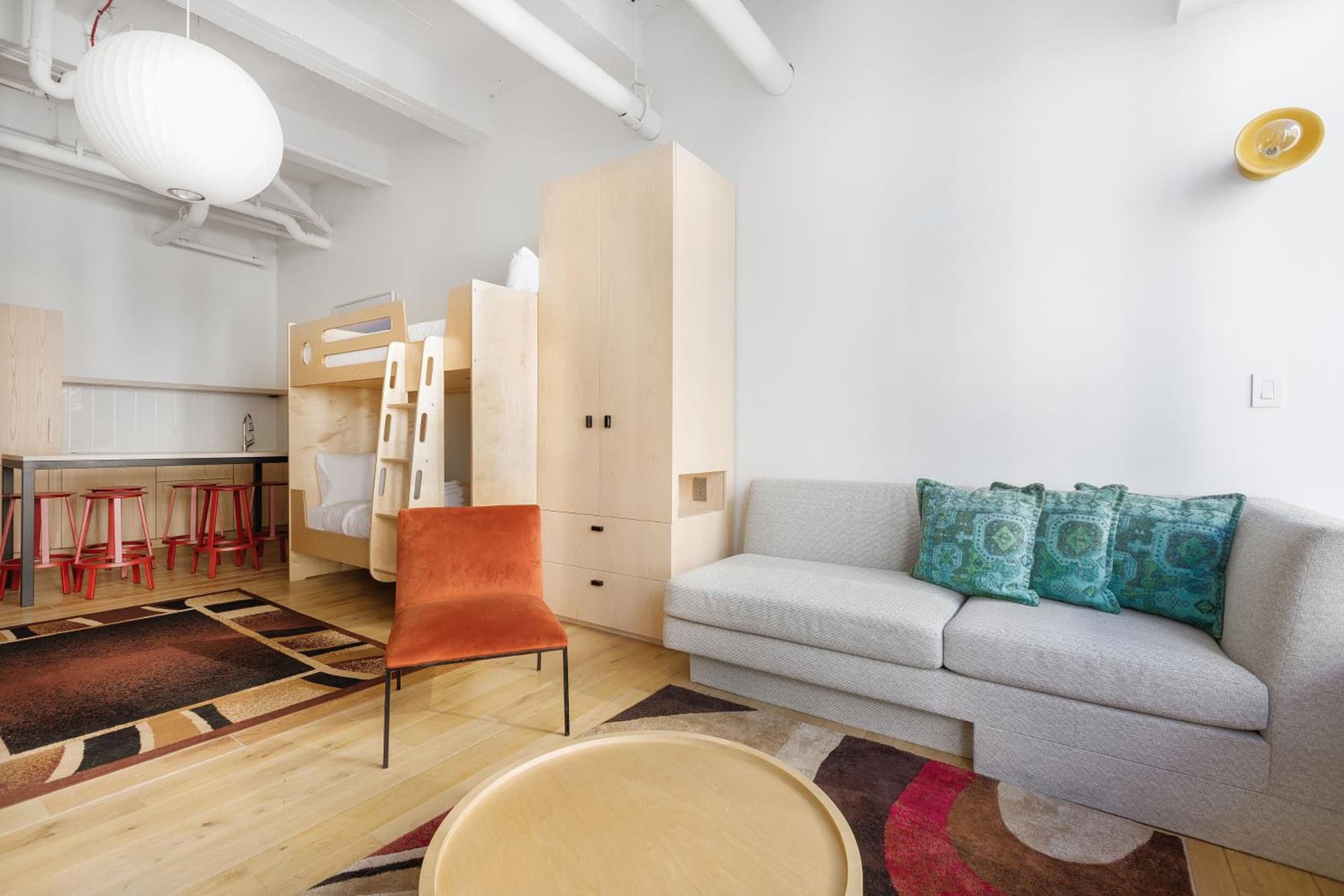 Studio Sky Bunk at Placemakr Wall Street in New York, NY