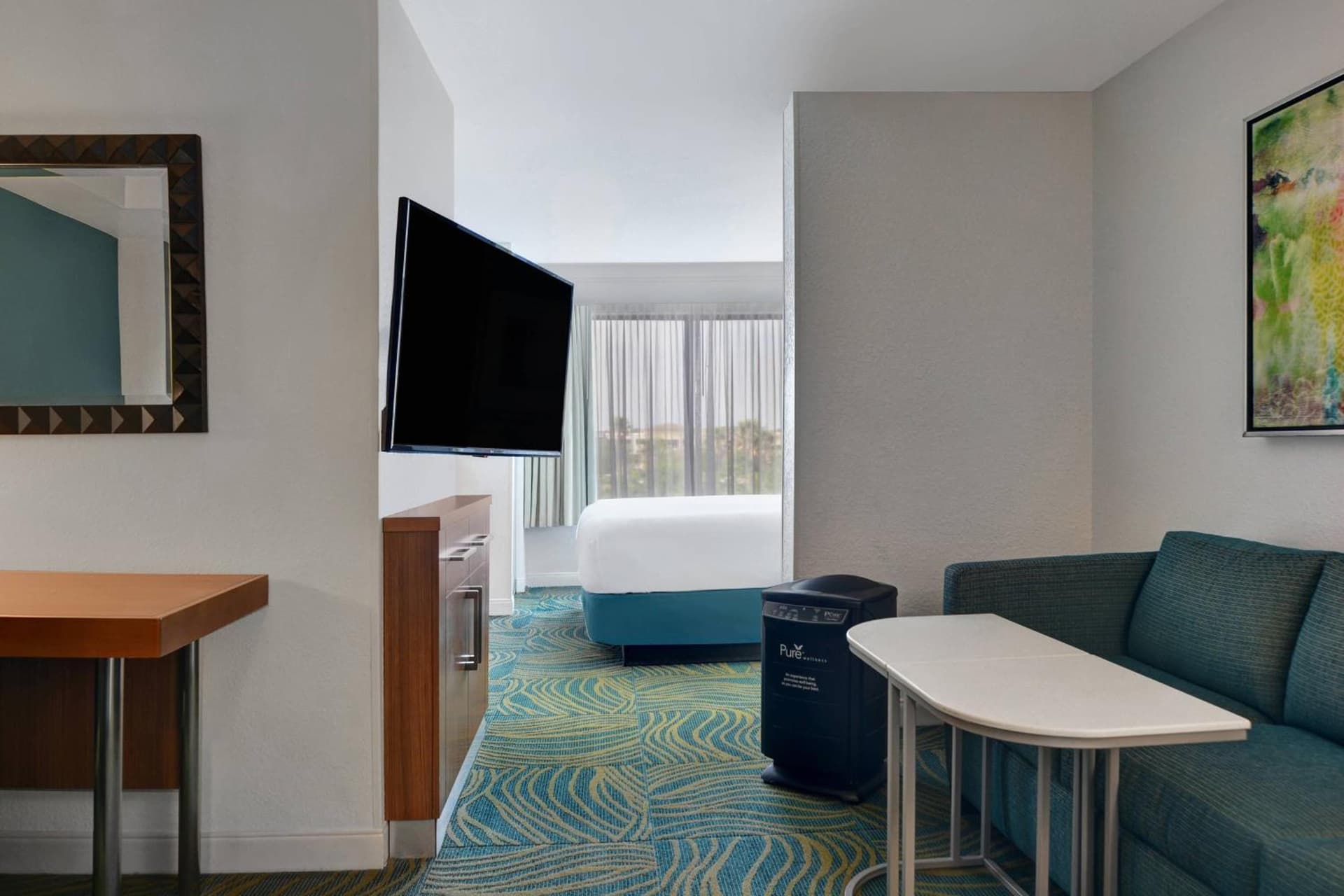 Standard King Suite with Sofa Bed - Allergy Friendly at Springhill Suites Jacksonville in Jacksonville, FL