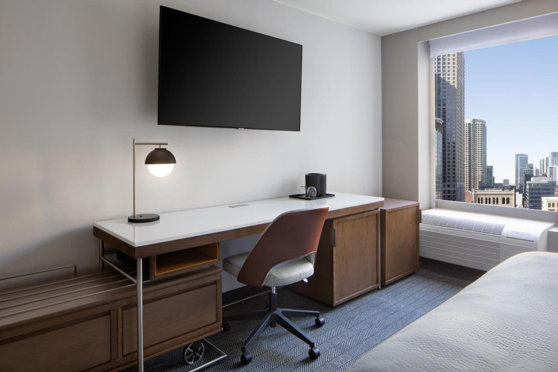 King Room with Sofa Bed at Courtyard by Marriott Chicago Downtown/River North in Chicago, IL