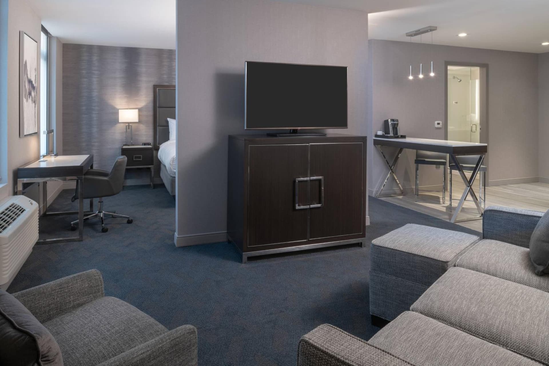 Larger Studio, 1 King, Sofa bed at Residence Inn Boston Downtown/South End in Boston, MA