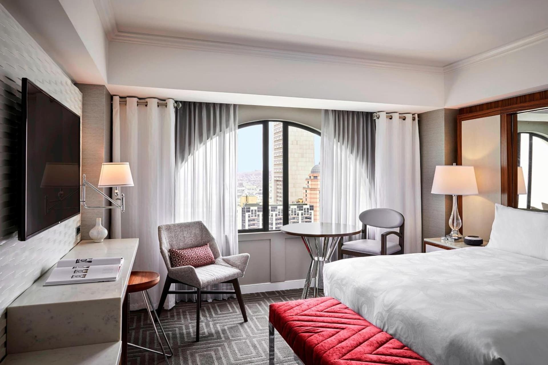 King Bed with City View at JW Marriott San Francisco Union Square in San Francisco, CA