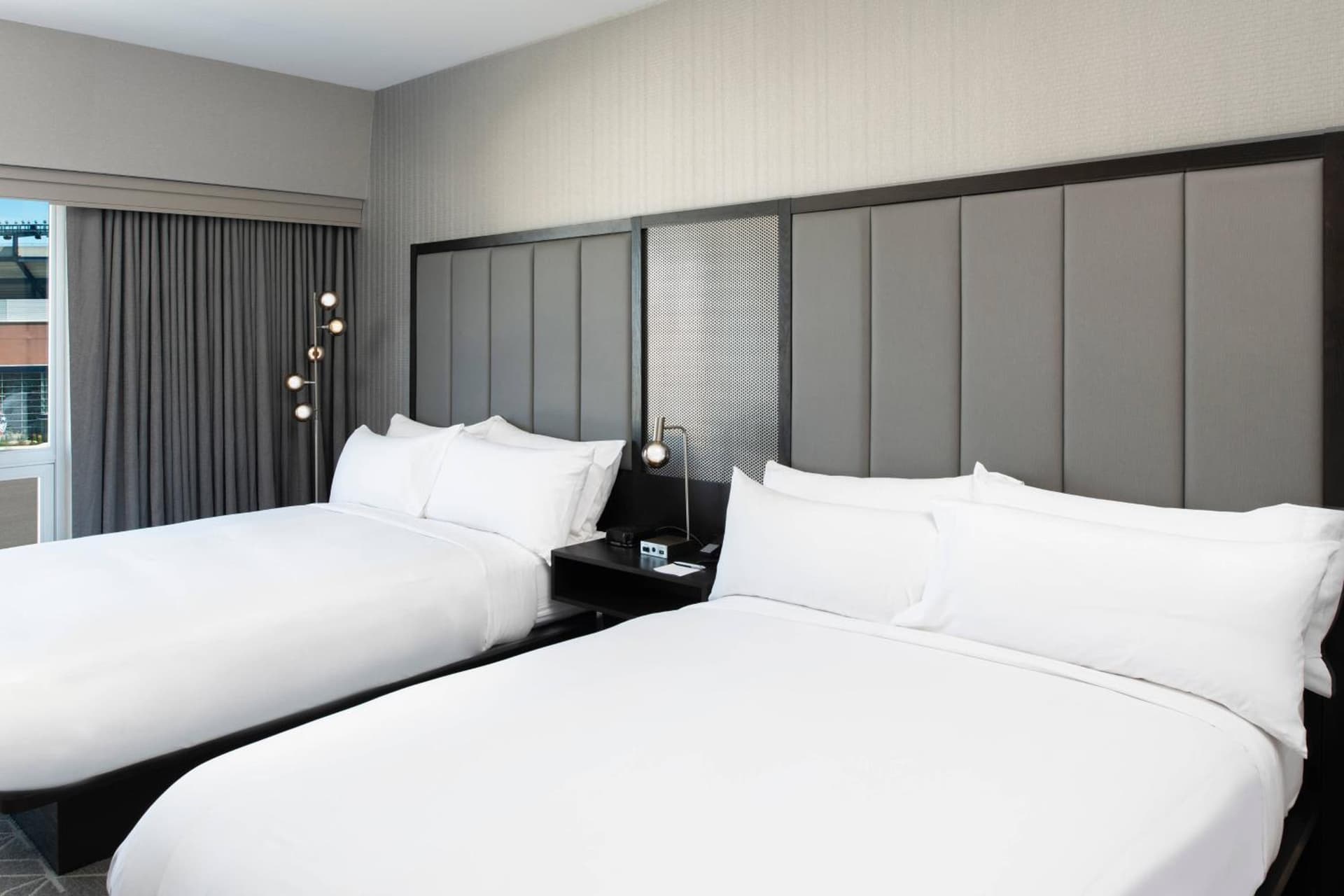 Deluxe Queen Room with Two Queen Beds with View  at Renaissance Boston Patriot Place Hotel in Foxborough