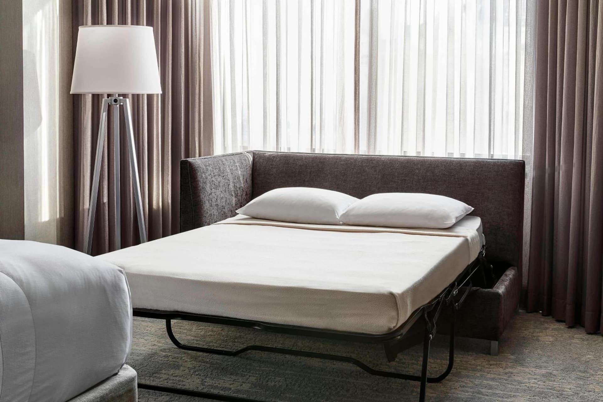 Junior Suite, 2 Double, Sofa bed, Corner room at San Francisco Marriott Union Square in San Francisco, CA