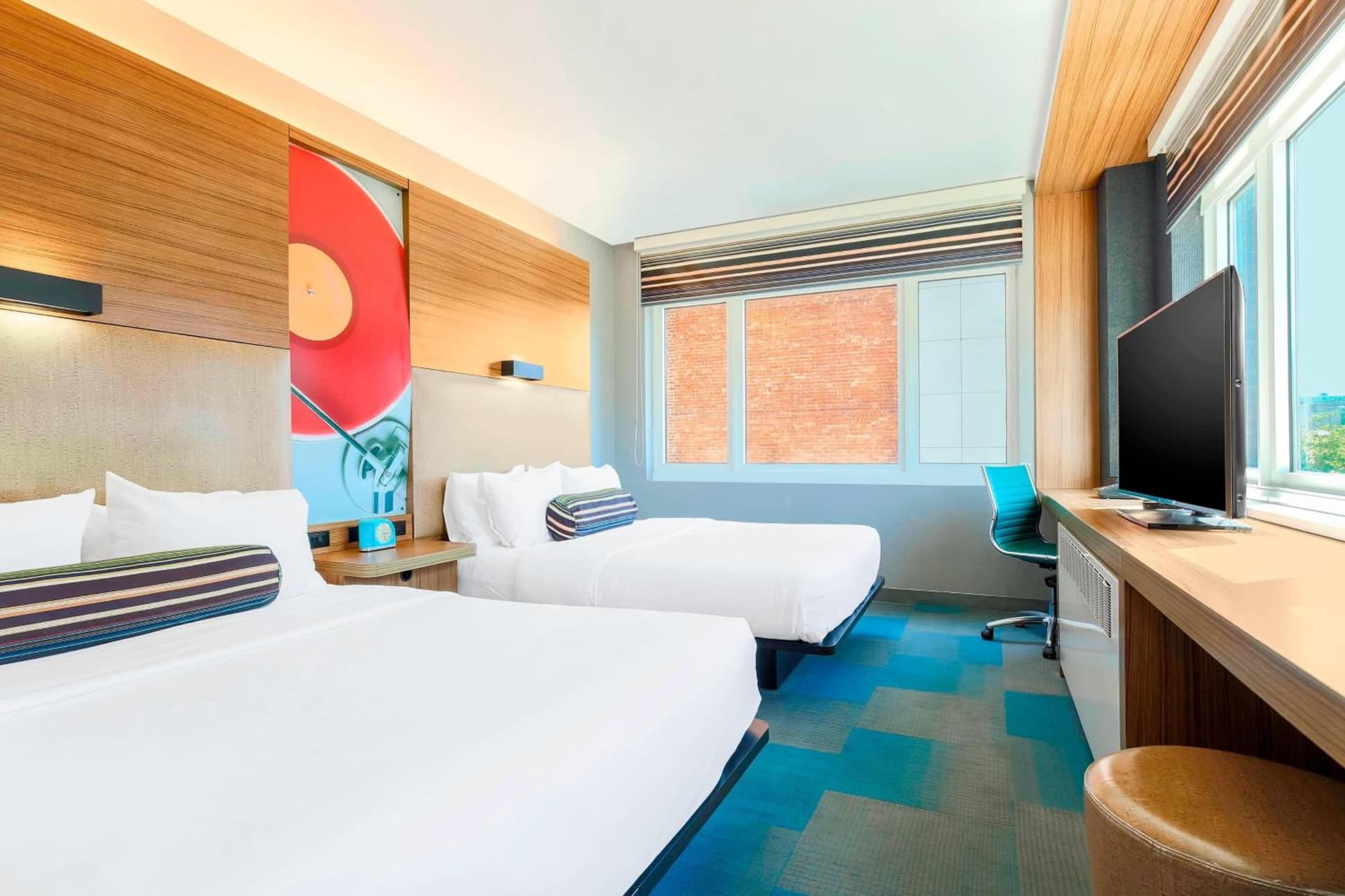 Aloft, Guest room, 2 Queen at Aloft Harlem in New York, NY