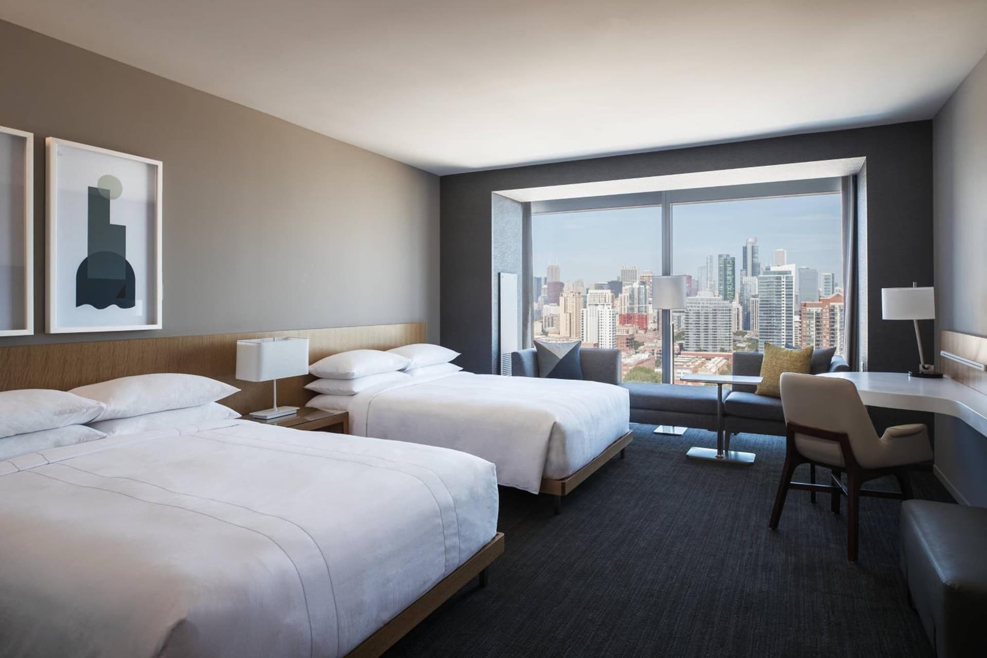 2 Queen Beds at Marriott Marquis Chicago in Chicago, IL