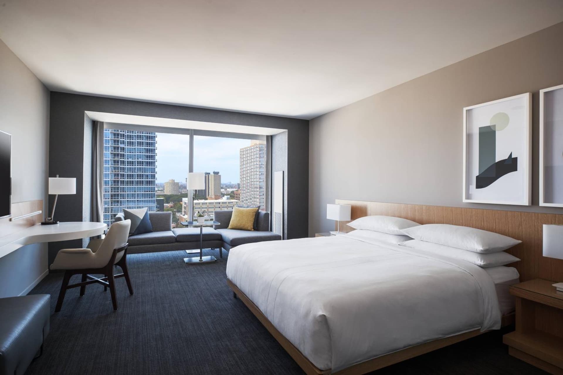 King Room - Skyline View at Marriott Marquis Chicago in Chicago, IL