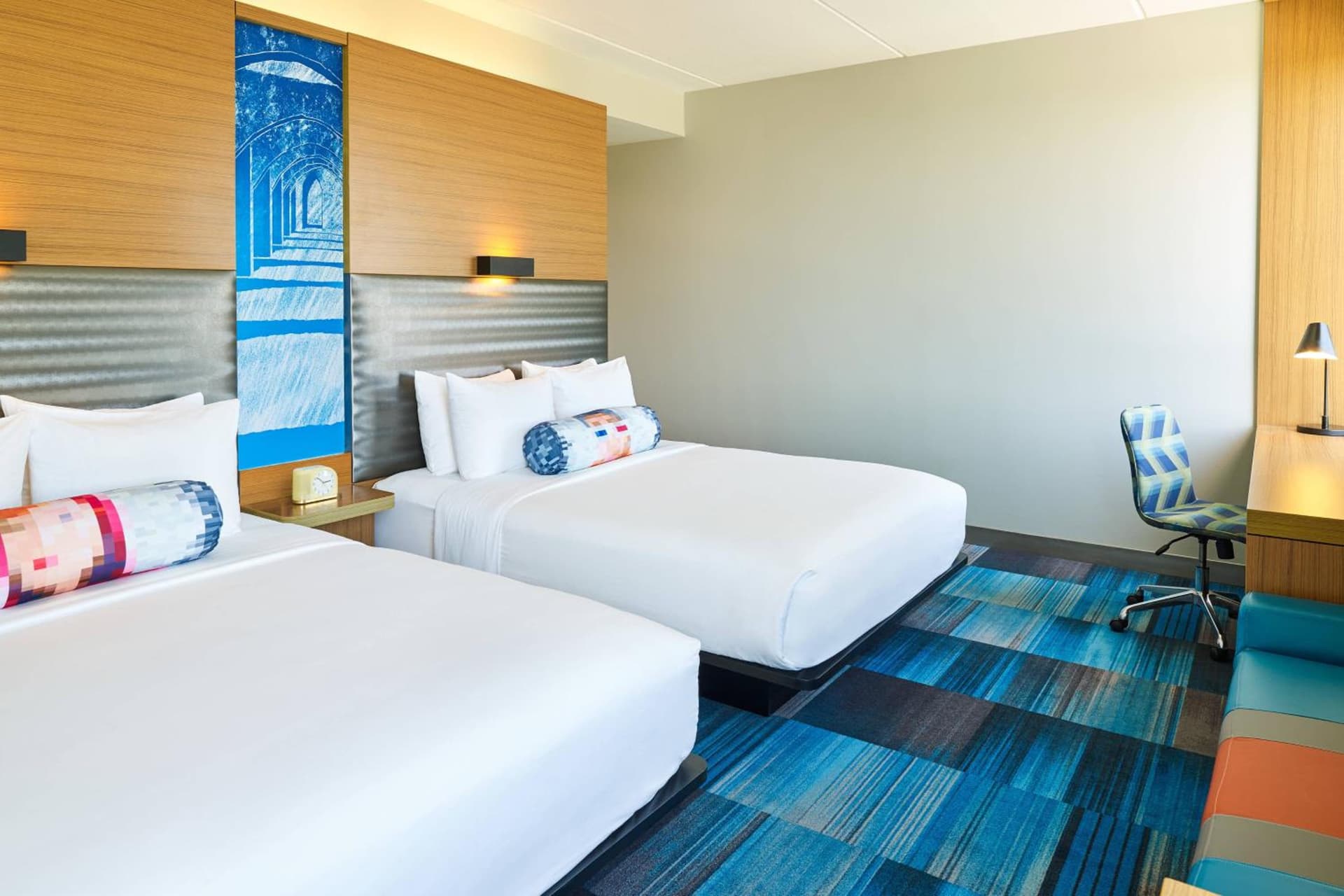 Aloft Double Queen, Guest room, 2 Queen at Aloft San Antonio Airport in San Antonio, TX