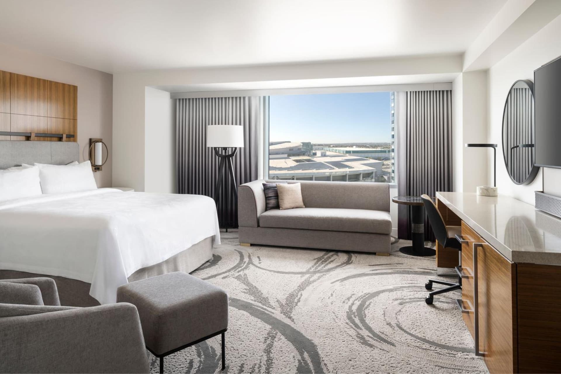 Deluxe King Room with City View at JW Marriott Los Angeles L.A. LIVE in Los Angeles, CA