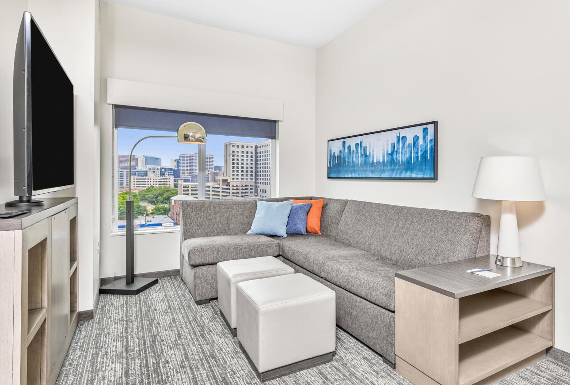 King Studio Suite with Kitchen and Sofa Bed at Hyatt House Houston Medical Center in Houston, TX