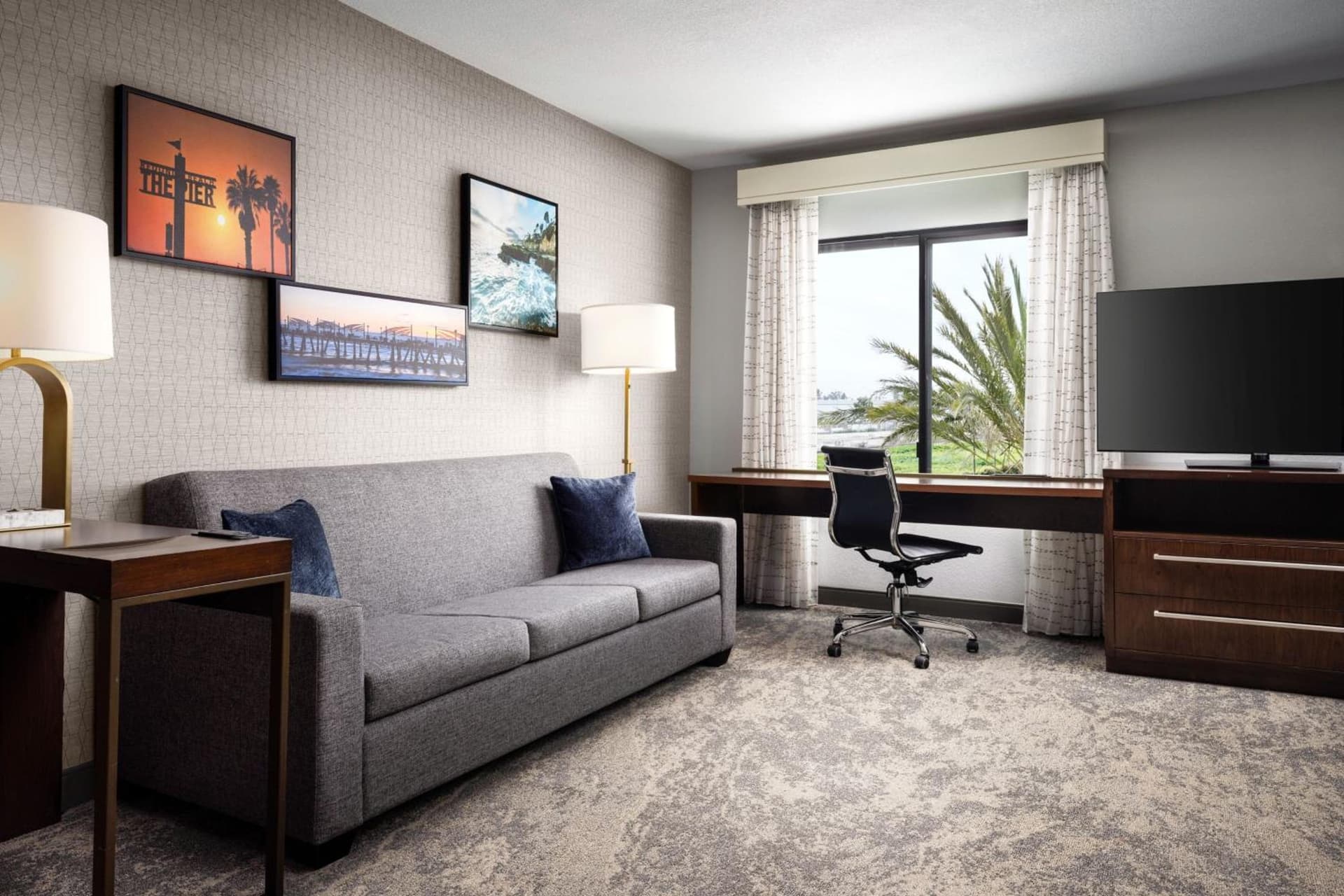 One Bedroom 1 King with Sofa Bed Suite at Residence Inn by Marriott Los Angeles Redondo Beach in Redondo Beach, CA
