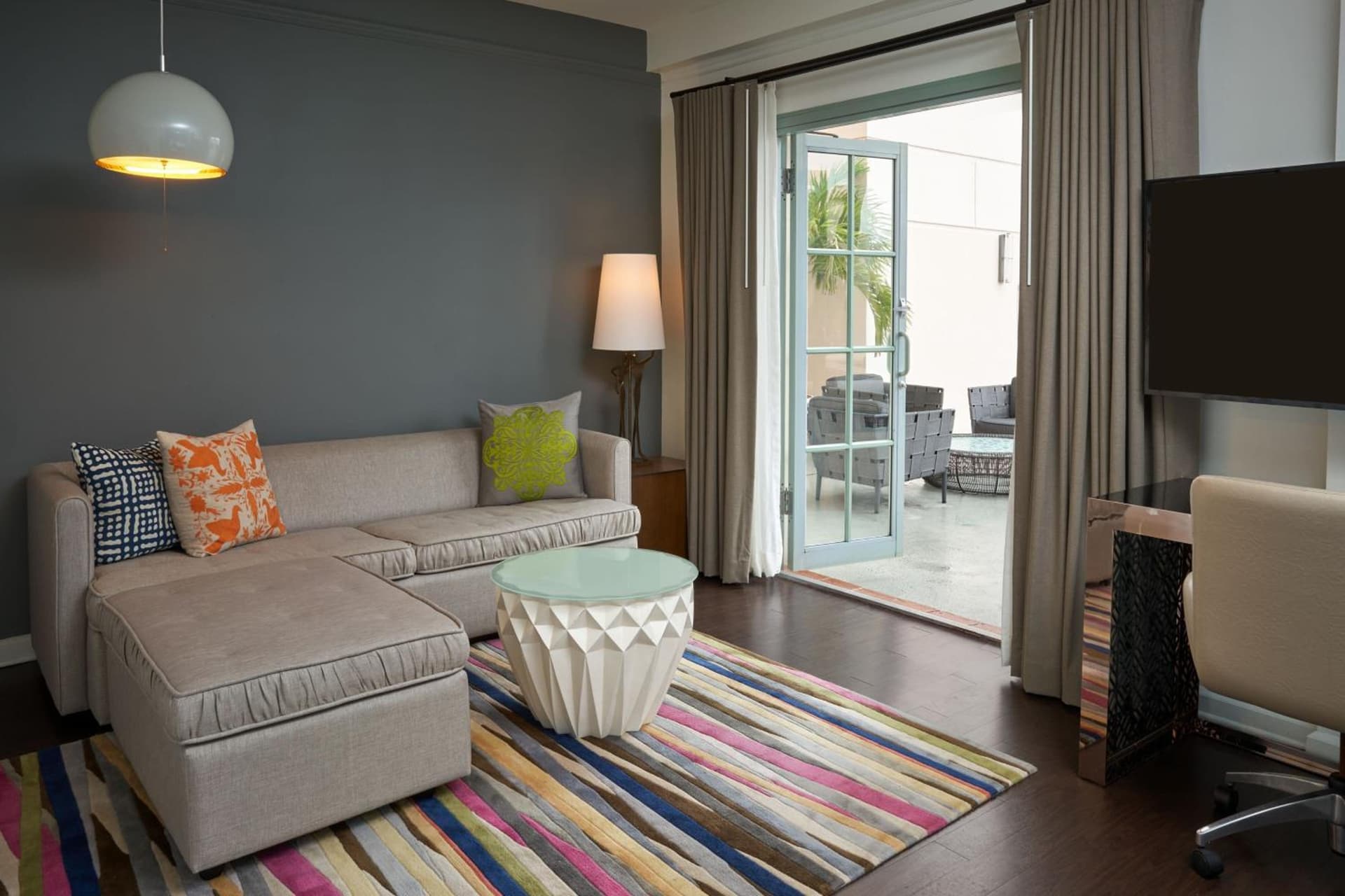  Oasis King, Deluxe Guest Room, 1 King, Sofa Bed, Pool access at Hotel Colonnade Coral Gables, Autograph Collection in Miami, FL