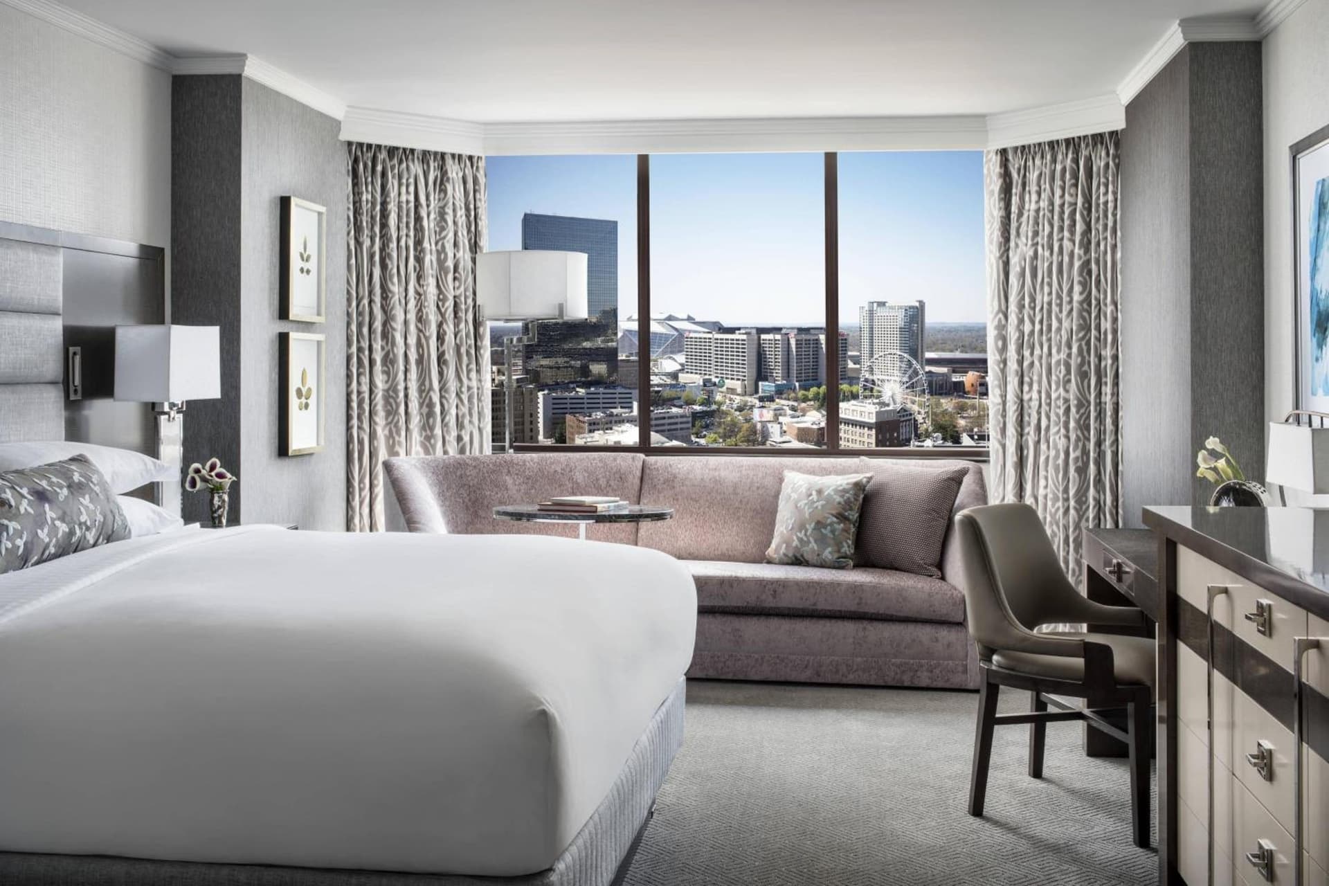 City View, Guest room, 1 King, High floor at The Ritz-Carlton Atlanta in Atlanta, GA