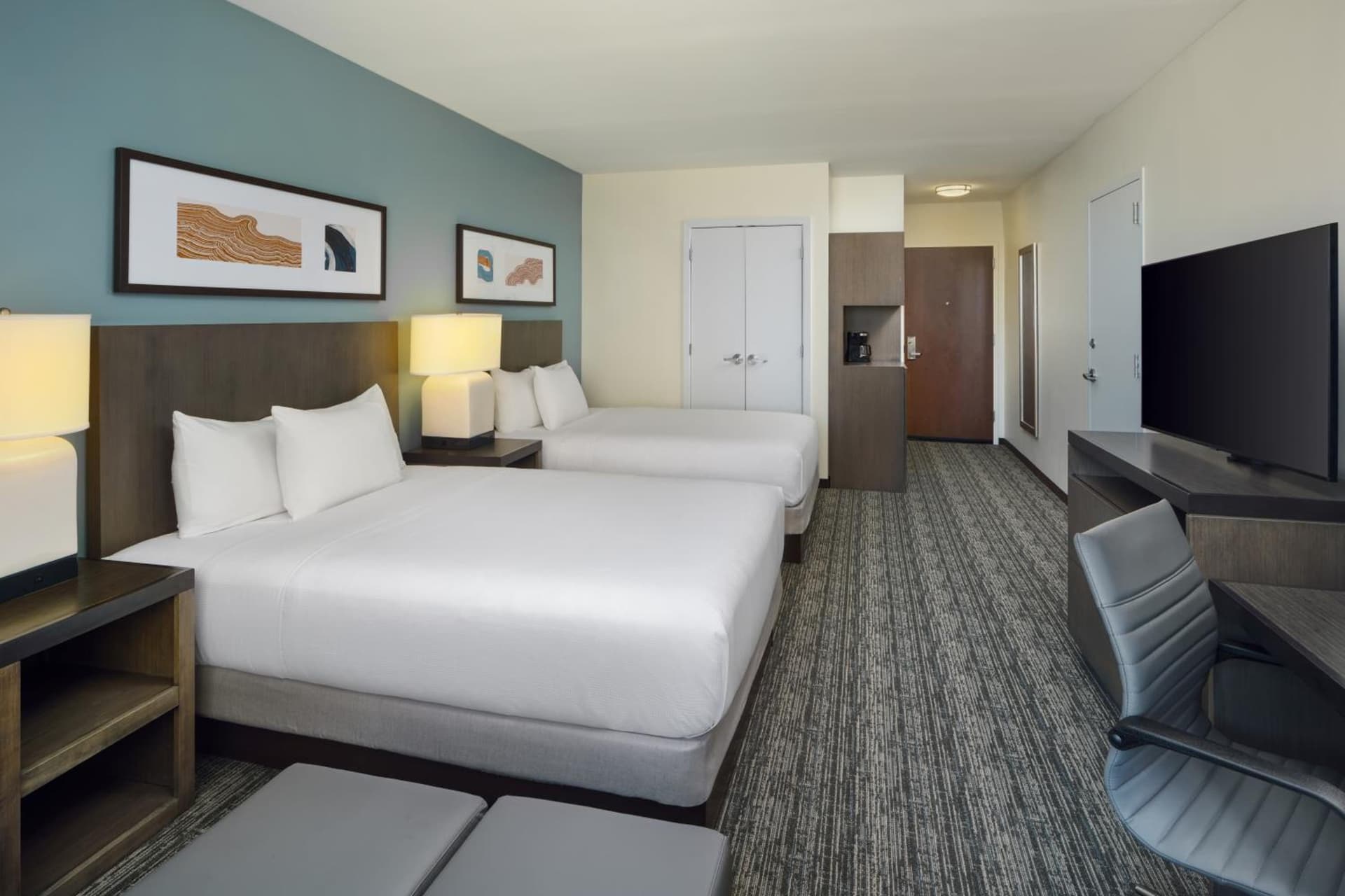 Queen Room with Two Queen Beds at Hyatt House Atlanta Downtown in Atlanta, GA