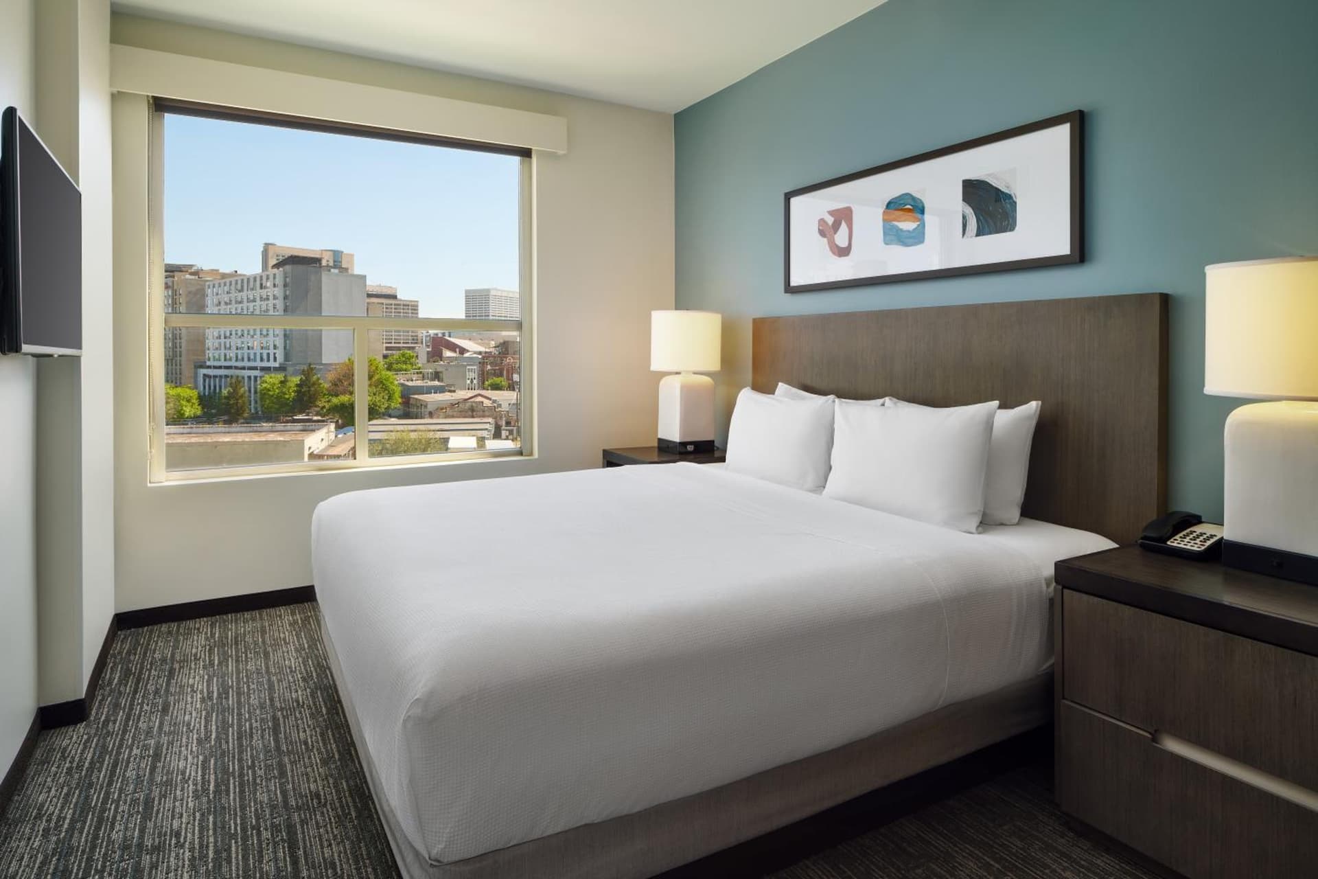 King Studio Suite with Accessible Tub - Disability Access at Hyatt House Atlanta Downtown in Atlanta, GA