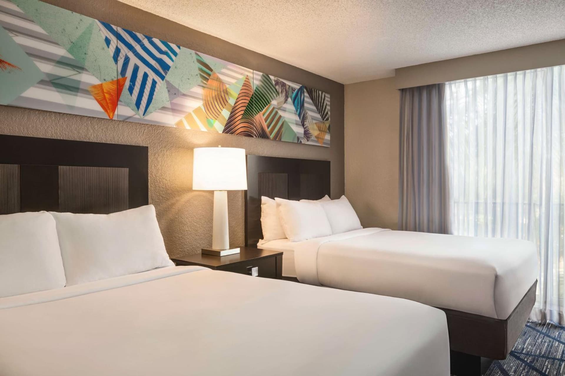 Queen Suite with Two Queen Beds at Embassy Suites by Hilton Miami International Airport in Miami, FL