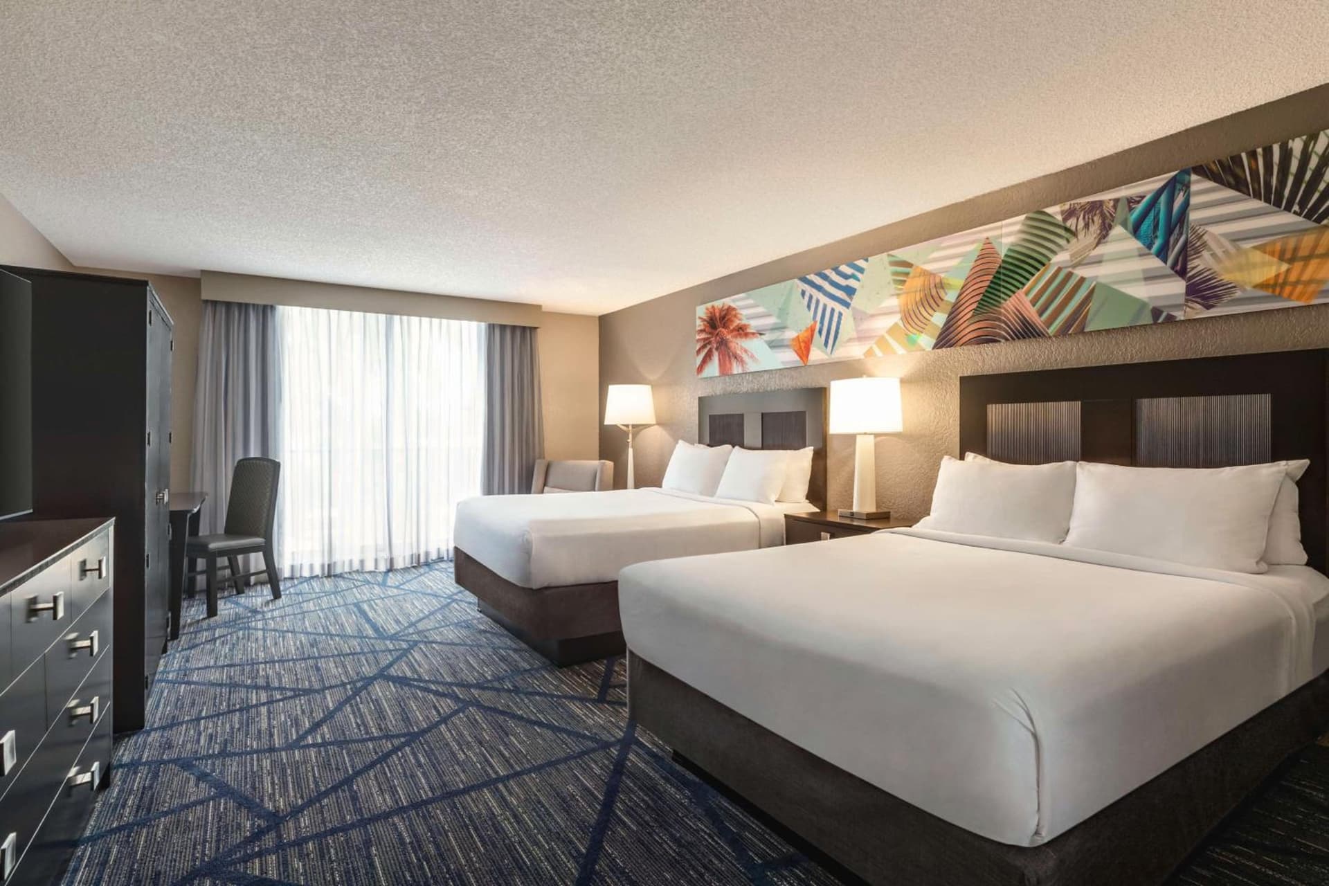 Suite, 2 Queen Beds, Balcony (Oversize Suite) at Embassy Suites by Hilton Miami International Airport in Miami, FL