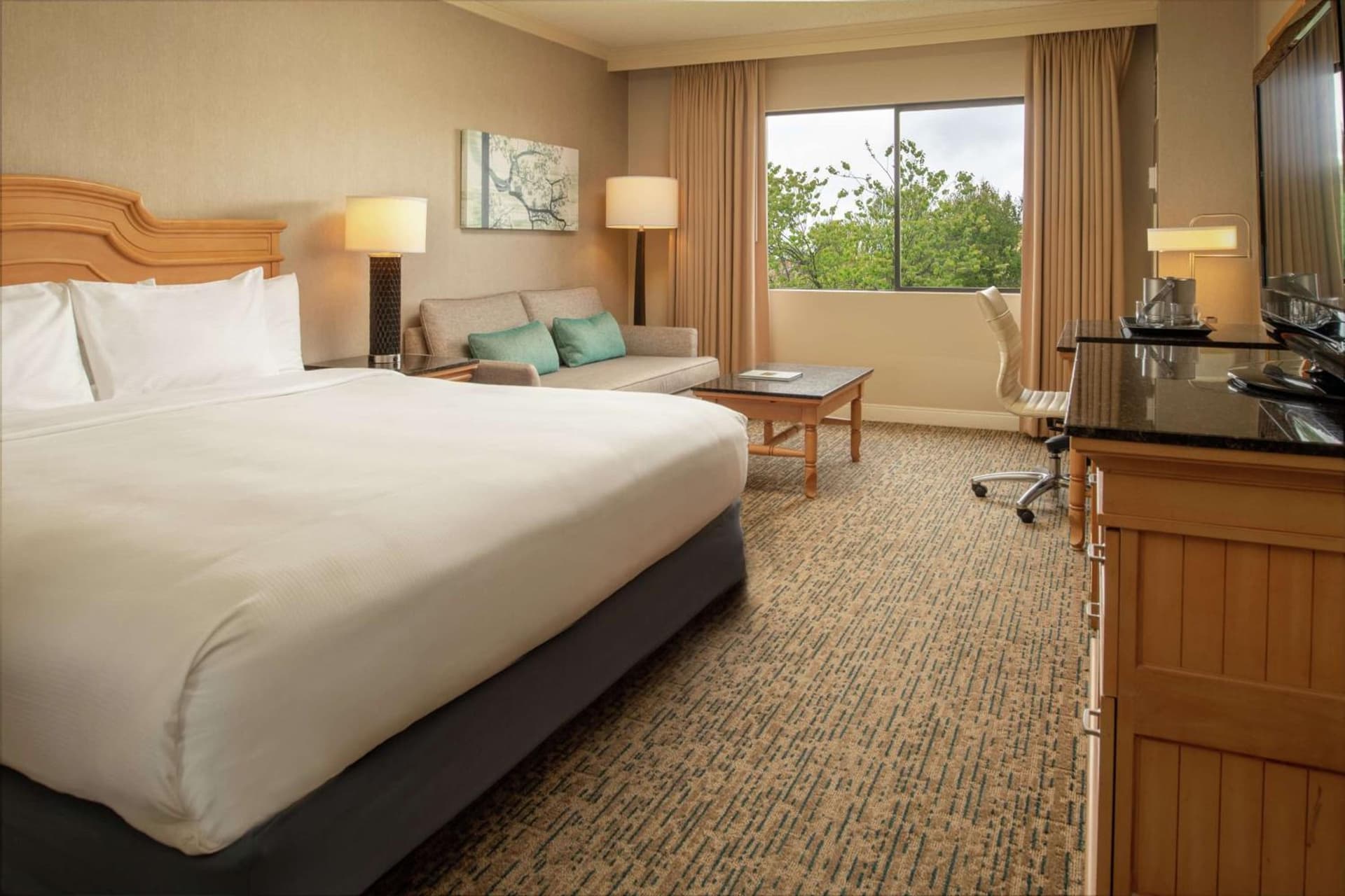 King Room at DoubleTree by Hilton Sonoma Wine Country in Rohnert Park, CA