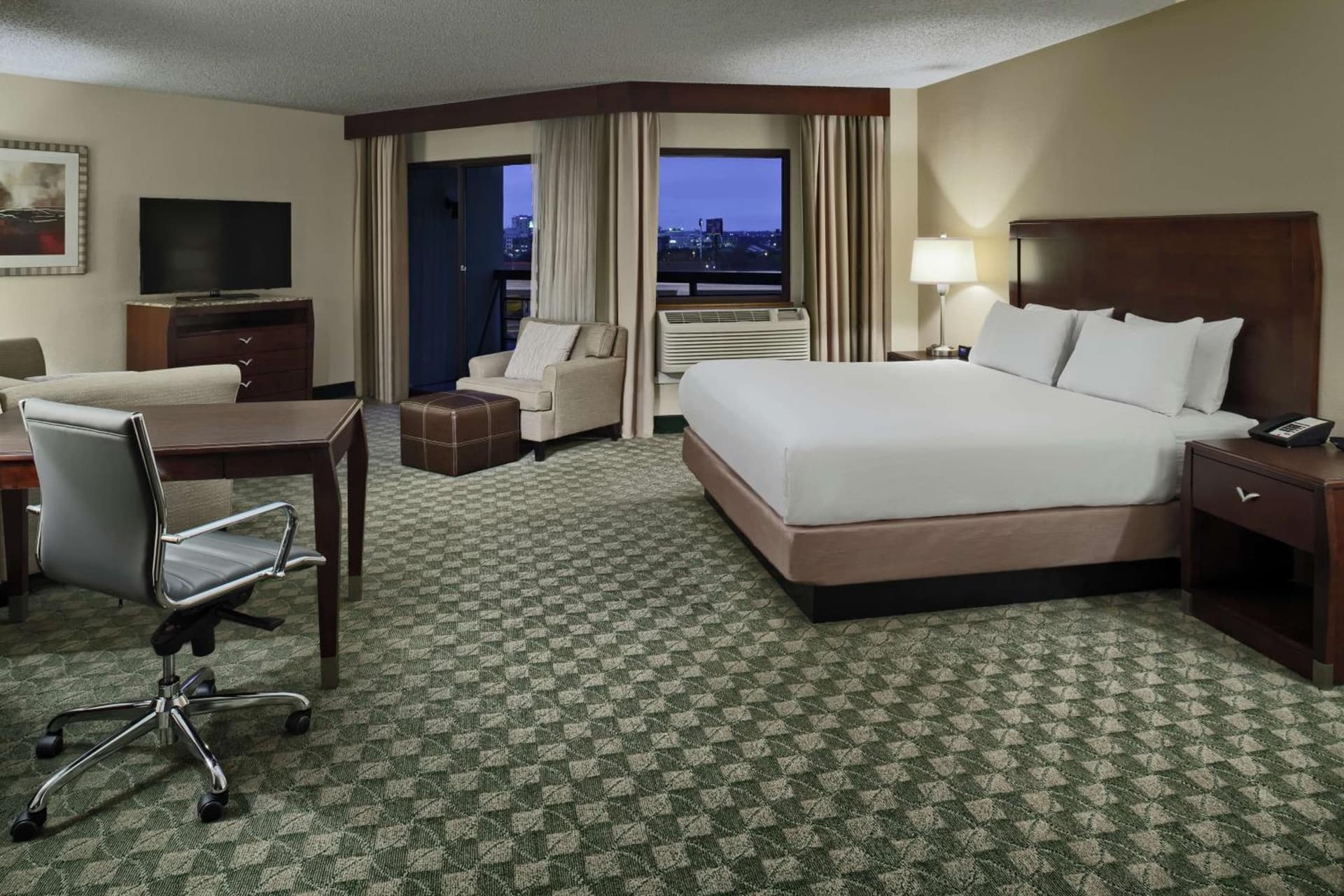 Junior King Suite with Balcony - Non-Smoking at DoubleTree by Hilton San Antonio Downtown in San Antonio, TX