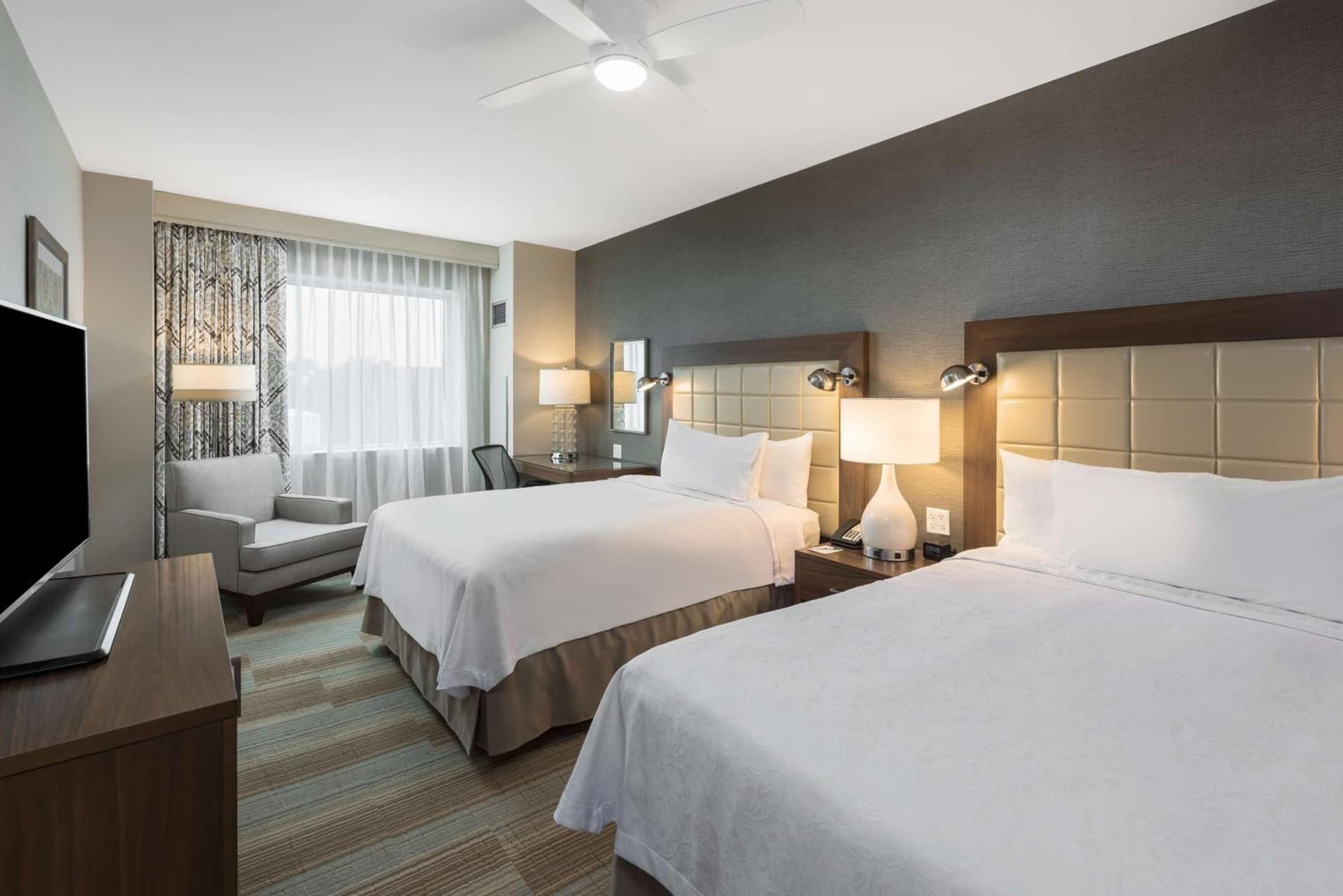 One-Bedroom Queen Suite with Two Queen Beds - Non-Smoking at Homewood Suites by Hilton Miami Dolphin Mall in Miami, FL