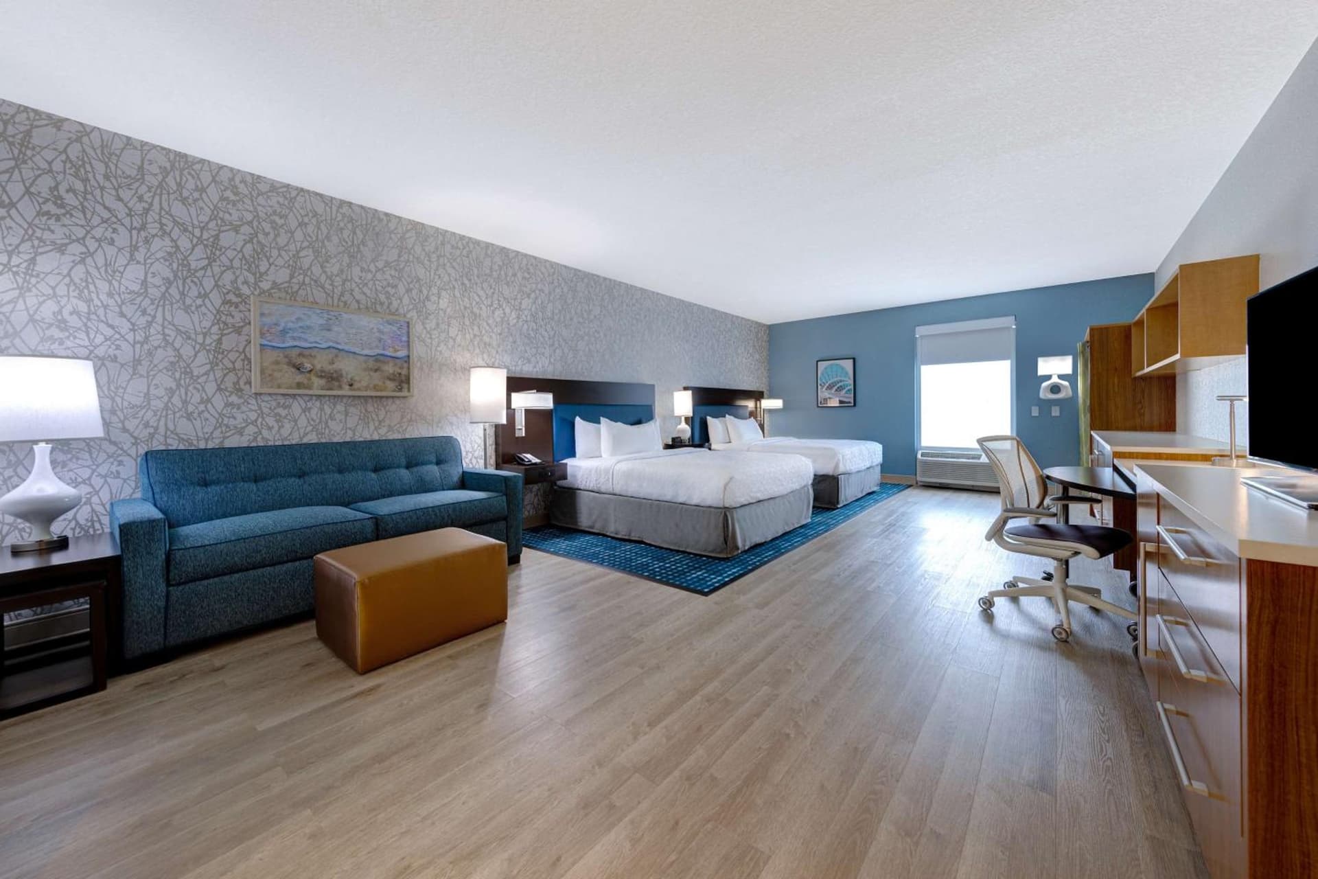 Queen Studio with Two Queen Beds - Mobility and Hearing Access/Non-Smoking at Home2 Suites by Hilton Orlando International Drive South - Free Shuttle to Theme Parks in Orlando, FL