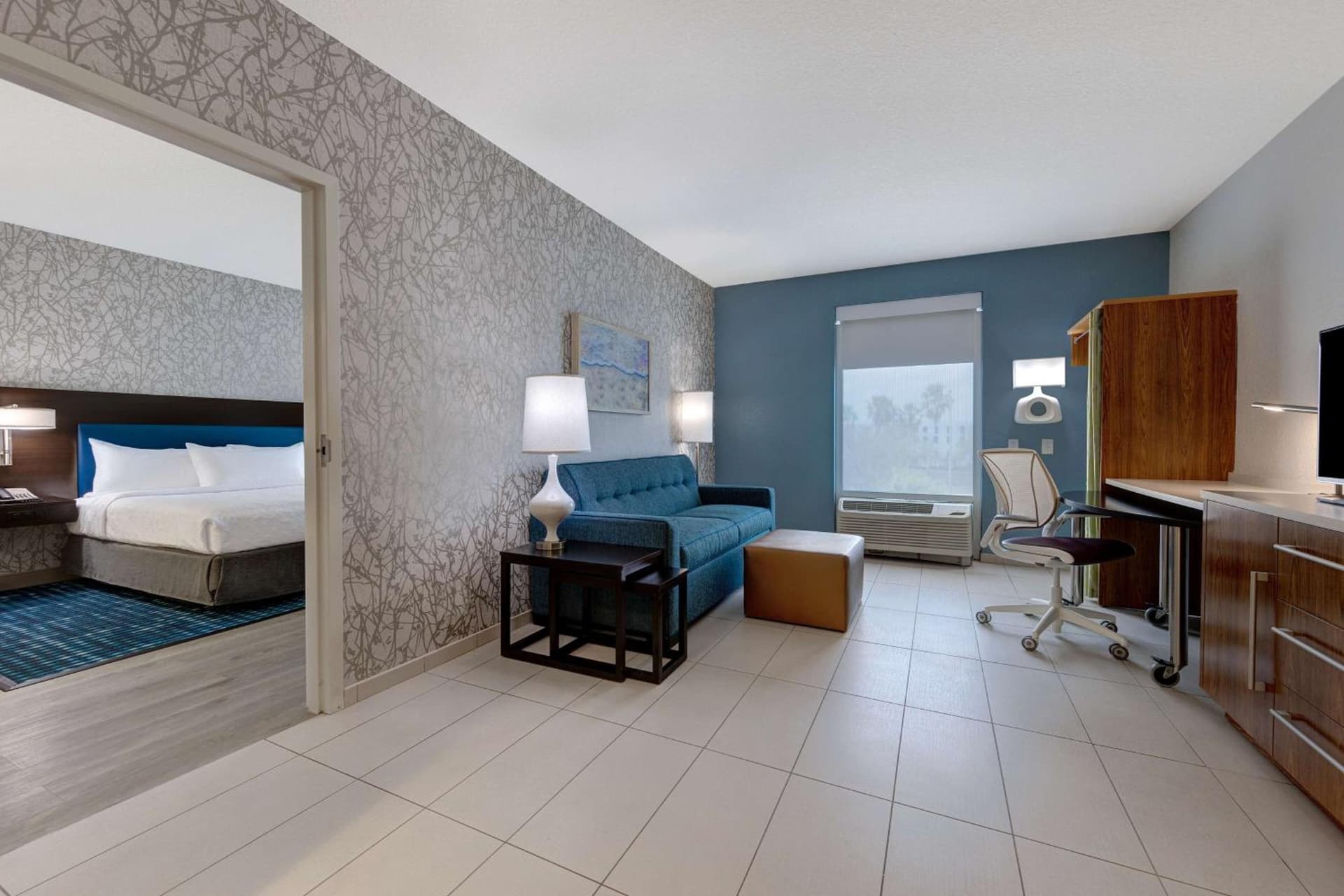 King Suite with Roll-In Shower - Mobility and Hearing Access/Non-Smoking at Home2 Suites by Hilton Orlando International Drive South - Free Shuttle to Theme Parks in Orlando, FL