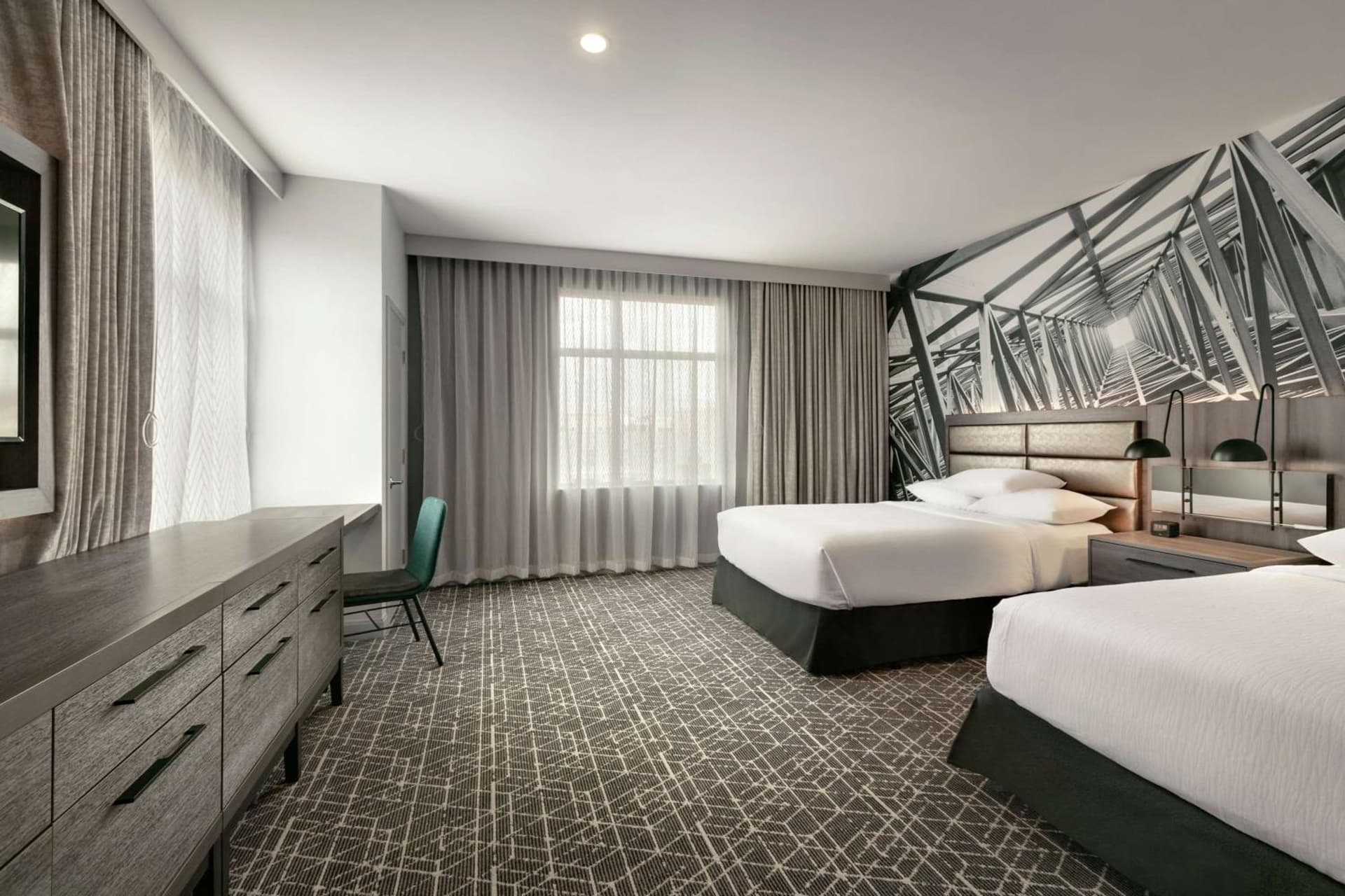 Large Suite with Two Queen Beds at Embassy Suites by Hilton Atlanta Midtown in Atlanta, GA