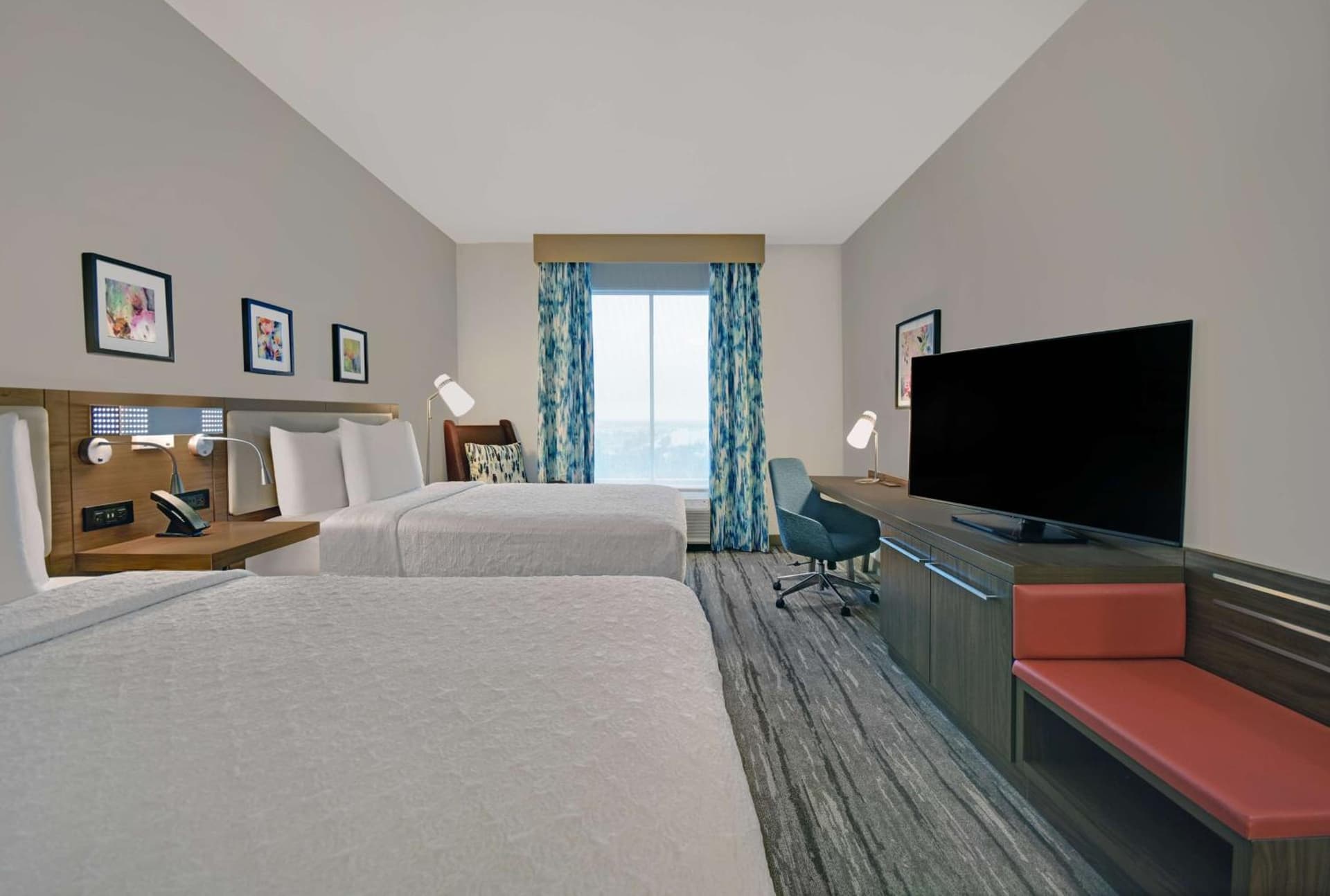 Queen Room with Two Queen Beds at Hilton Garden Inn Houston Medical Center, TX in Houston, TX