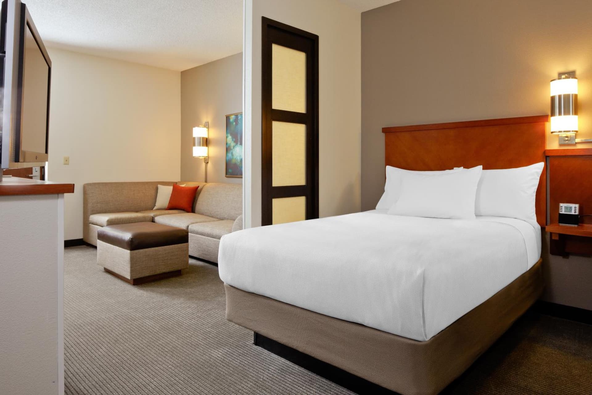 King Room with Sofa Bed and Accessible Tub - Disability Access at Hyatt Place Atlanta Buckhead in Atlanta, GA
