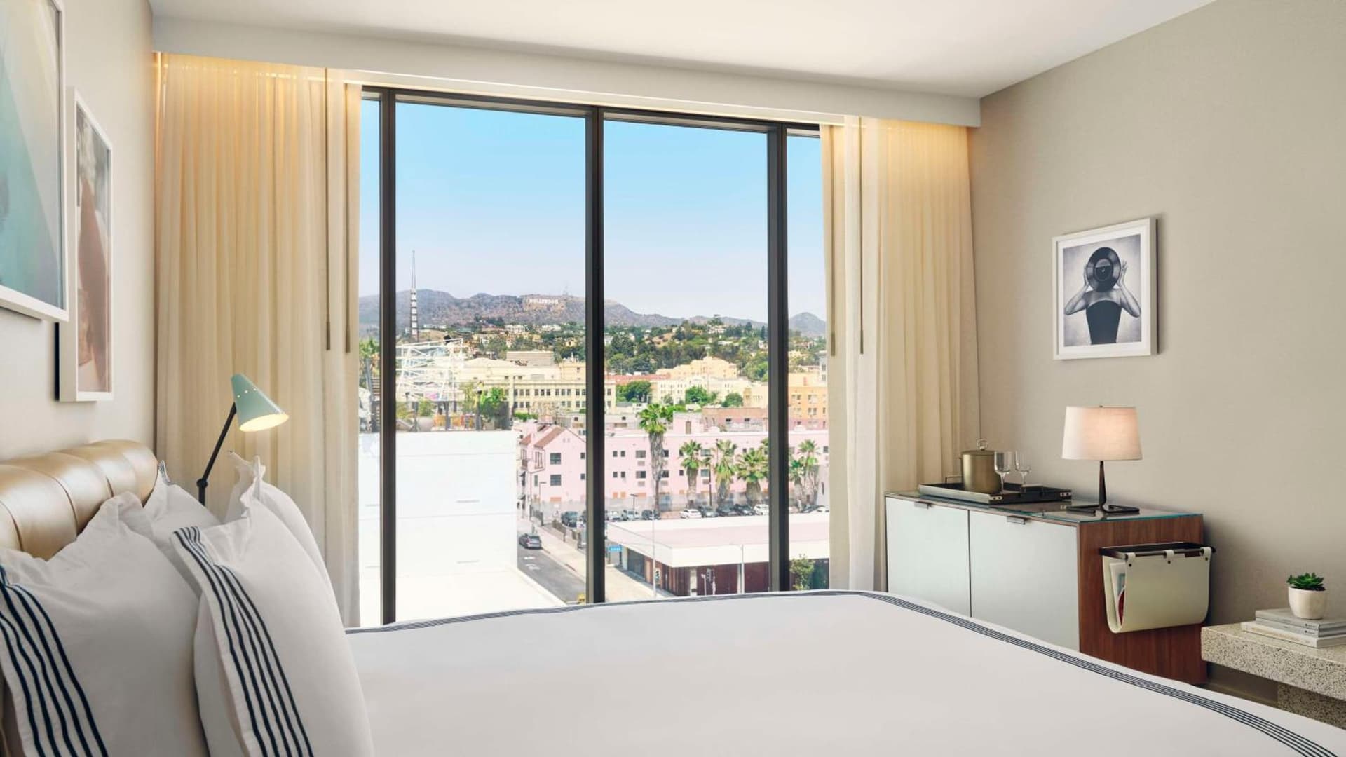King Room With View at The Hollywood Grande, Autograph Collection in Los Angeles, CA