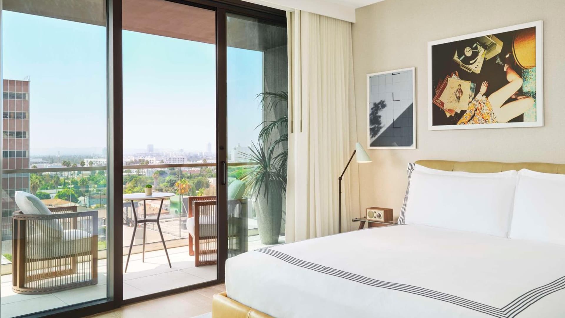 King Room With Balcony And City View  at The Hollywood Grande, Autograph Collection in Los Angeles, CA