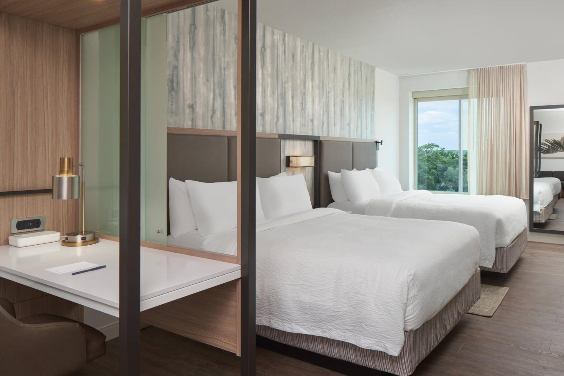 Suite with 2 Queen Trundle Beds  at SpringHill Suites by Marriott Orlando Lake Nona in Orlando, FL