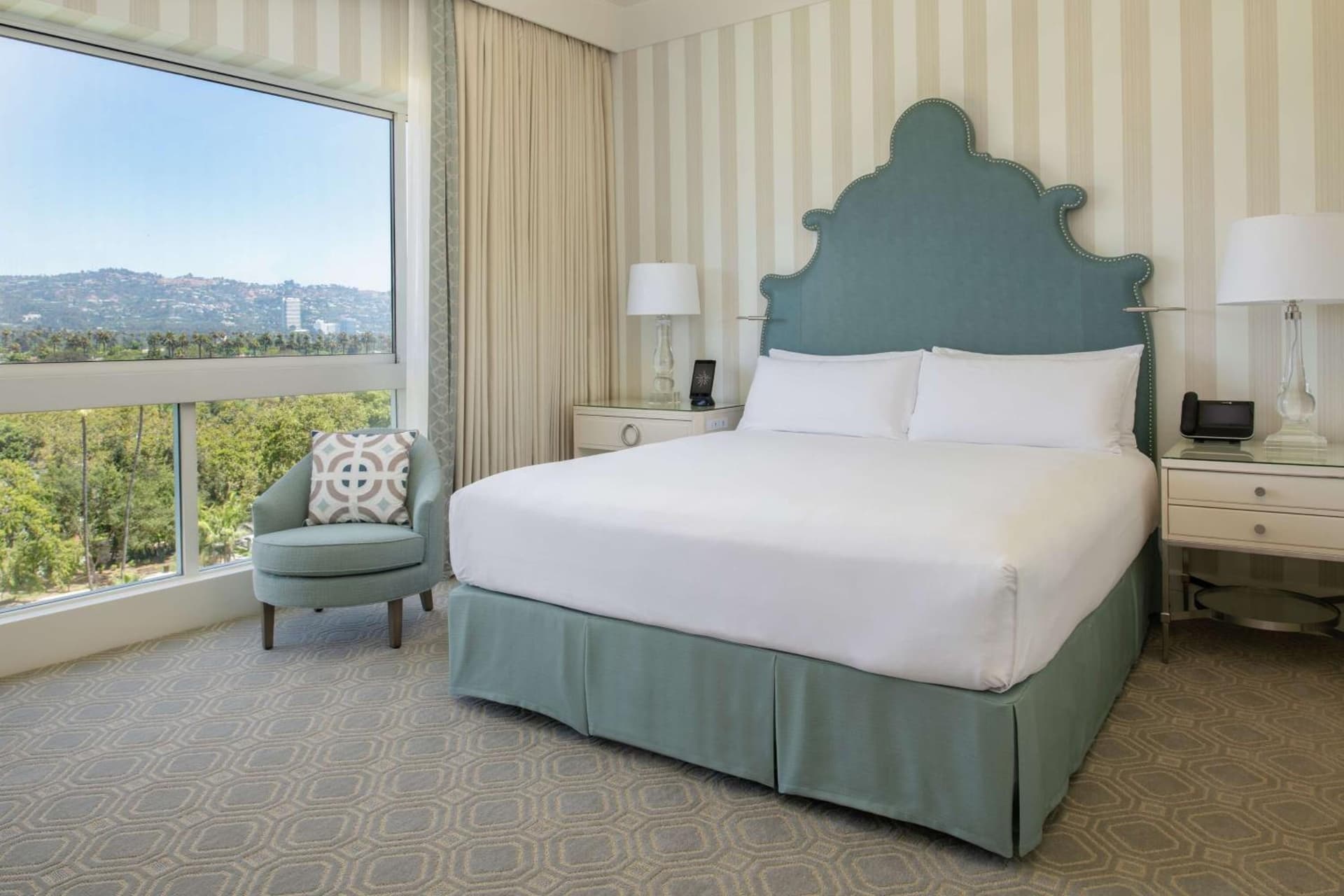 Deluxe Room at The Beverly Hilton in Los Angeles, CA