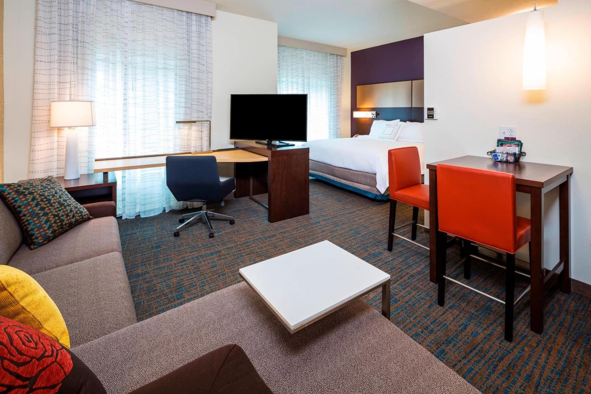 King Studio with Sofa Bed - Hearing Accessible at Residence Inn by Marriott Jacksonville South Bartram Park in Jacksonville, FL
