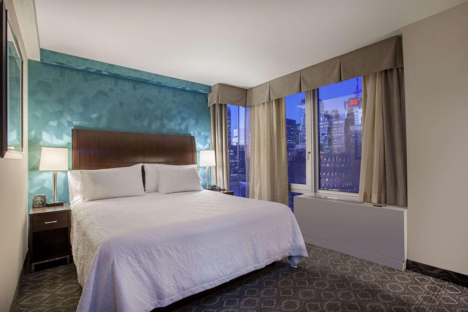 King Room with City View at Hilton Garden Inn West 35th Street in New York, NY