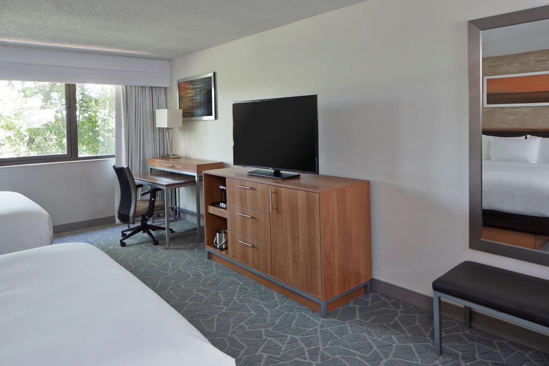 Queen Room with Two Queen Beds at Doubletree By Hilton Atlanta Perimeter Dunwoody in Atlanta, GA