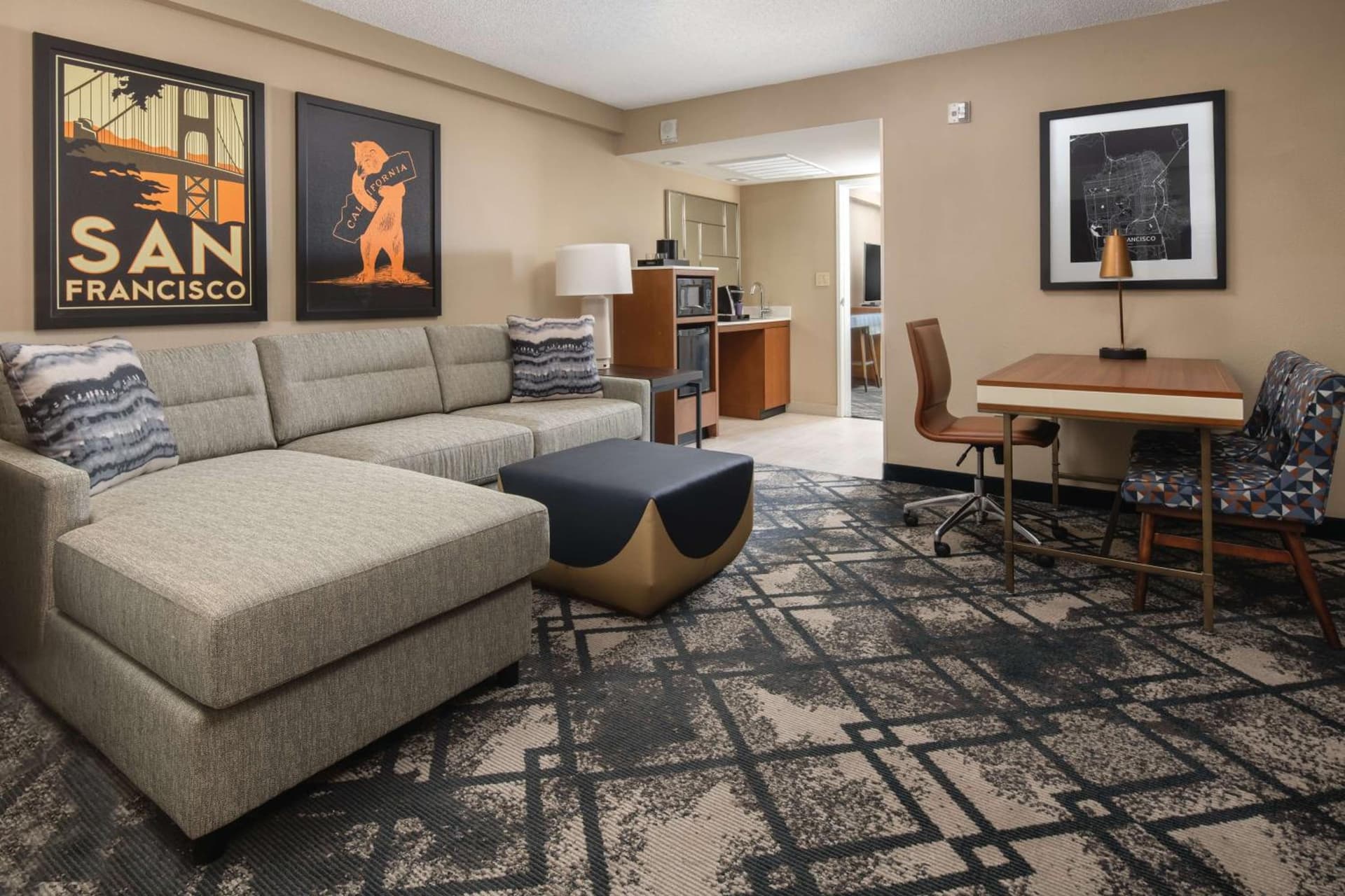 One-Bedroom Suite - Hearing Access at Embassy Suites by Hilton San Francisco Airport Oyster Point in South San Francisco, CA