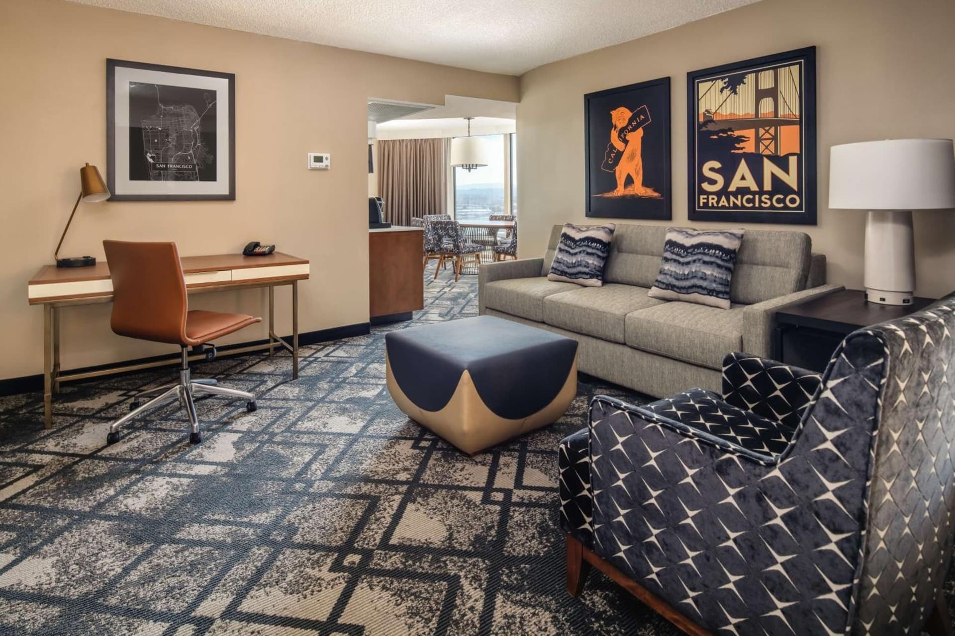 Queen Studio with Two Queen Beds - Non-Smoking at Embassy Suites by Hilton San Francisco Airport Oyster Point in South San Francisco, CA