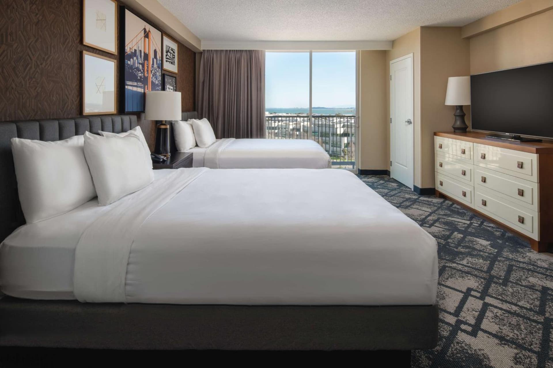 Suite with Two Queen Beds - Non-Smoking at Embassy Suites by Hilton San Francisco Airport Oyster Point in South San Francisco, CA