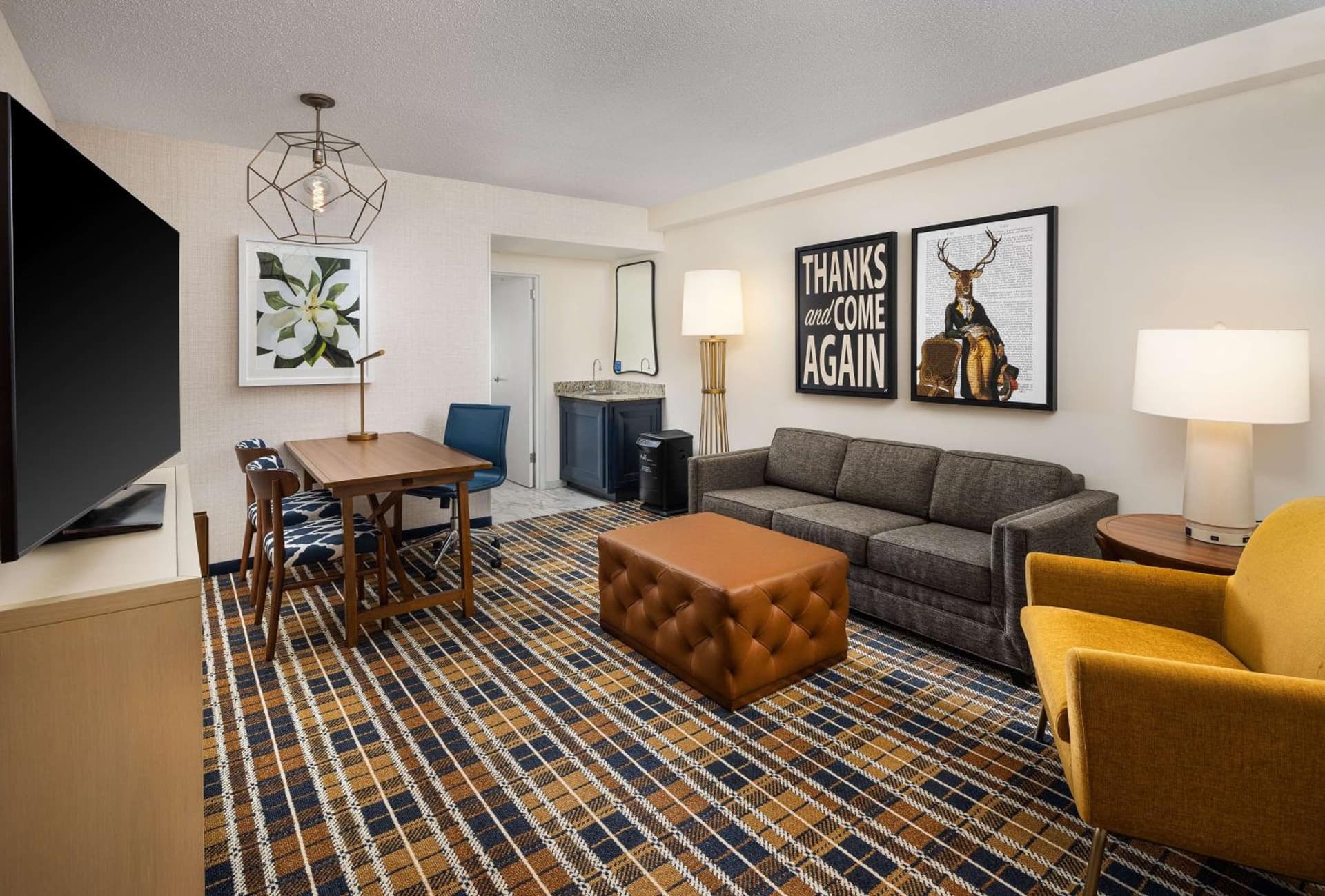Two-Room King Suite at Embassy Suites by Hilton Atlanta Buckhead in Atlanta, GA