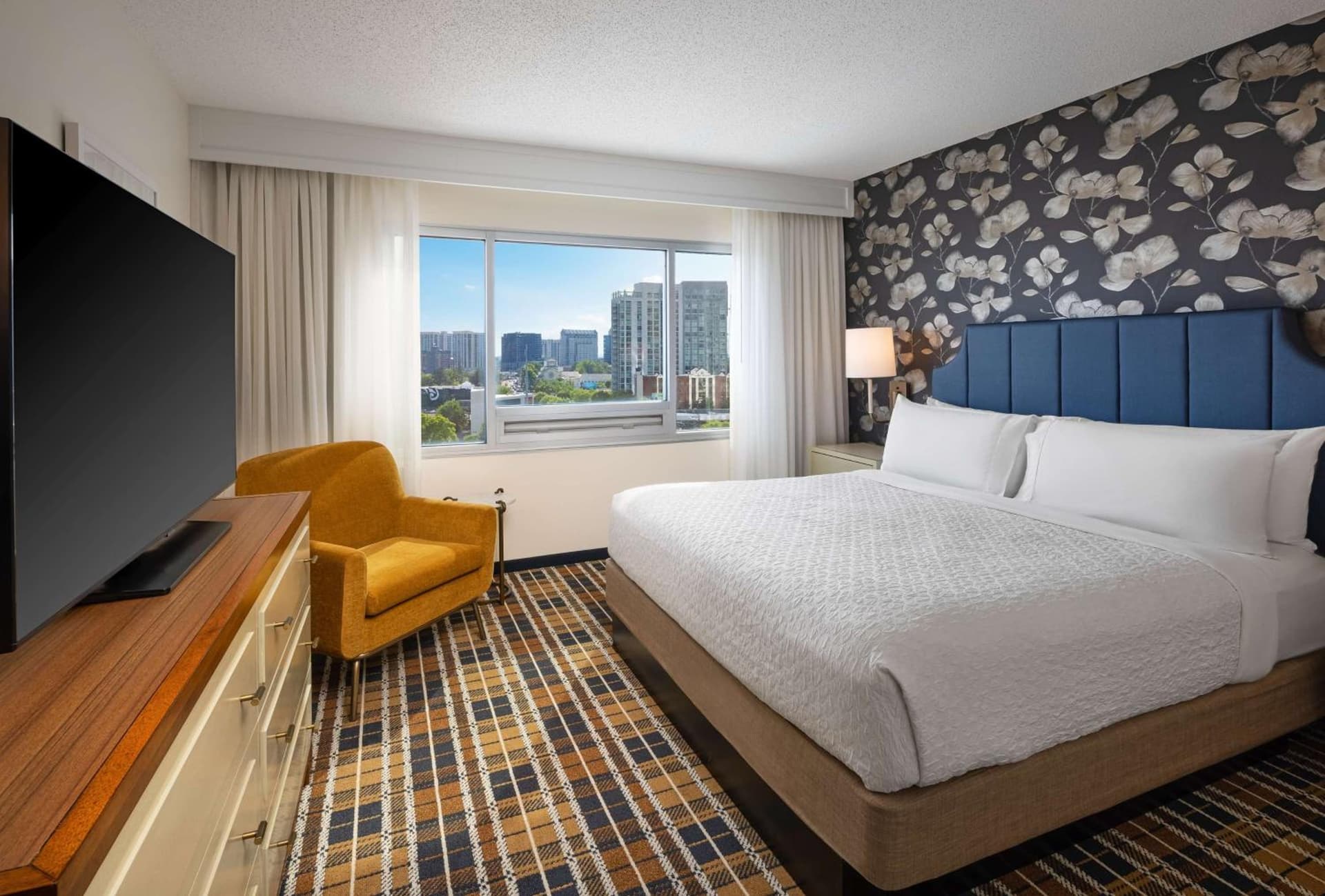 King Suite with Roll-in Shower - Mobility Access at Embassy Suites by Hilton Atlanta Buckhead in Atlanta, GA