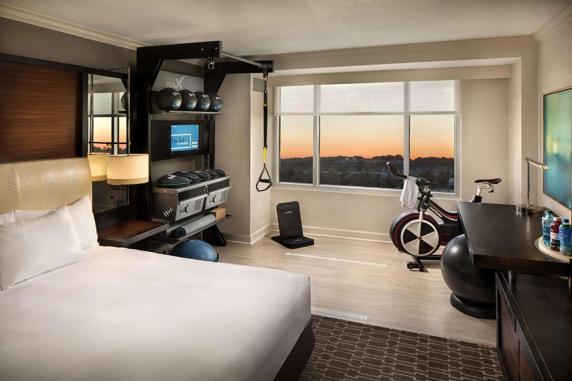 Large Corner King Room at DoubleTree by Hilton Atlanta Airport in Atlanta, GA