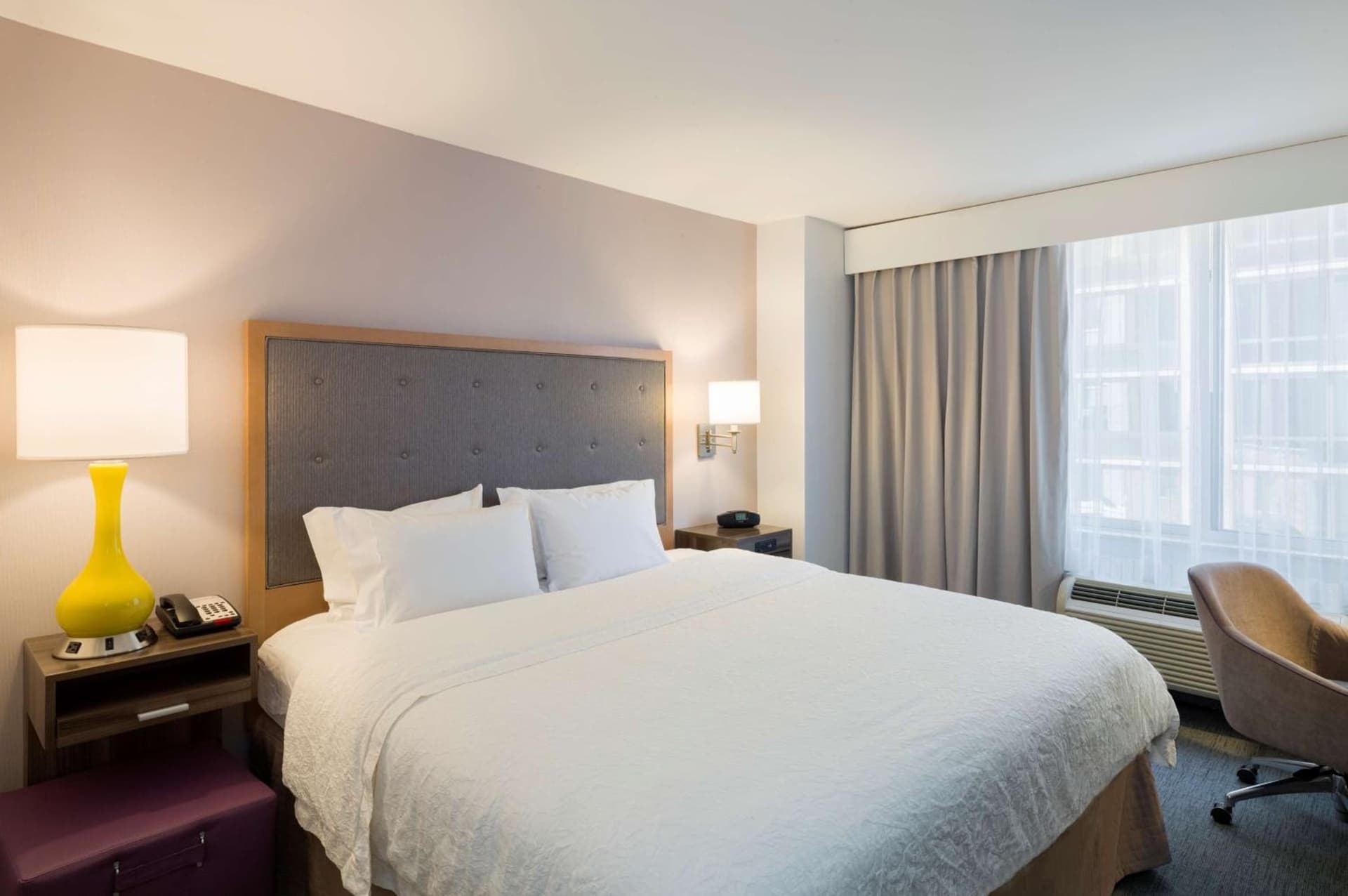 King Room with Refrigerator - Non-Smoking at Hampton Inn Manhattan - Times Square South in New York, NY