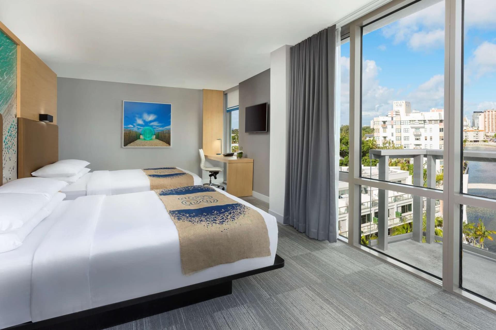 2 QUEEN BEDS - ADA ACCESSIBLE at The Gates Hotel South Beach in Miami Beach, FL