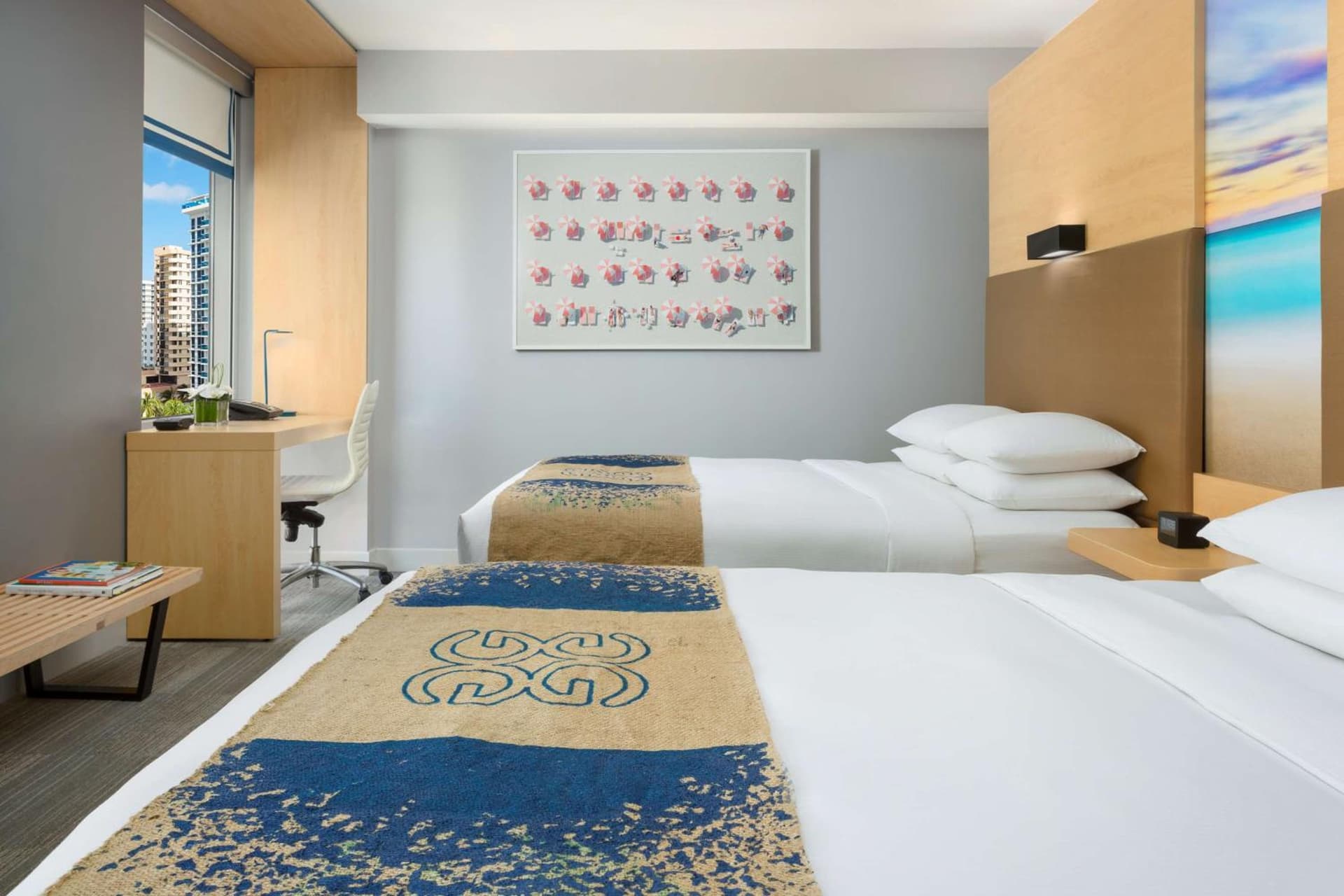 2 Queen Beds Pool View at The Gates Hotel South Beach in Miami Beach, FL