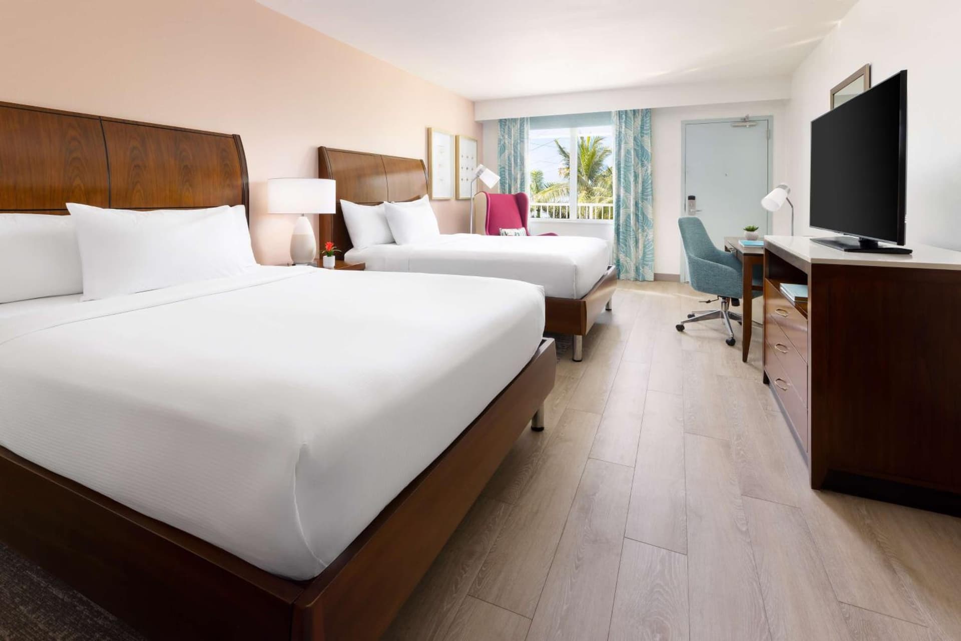 Queen Room with Two Queen Beds and Garden View at Hilton Garden Inn Key West / The Keys Collection in Key West, FL