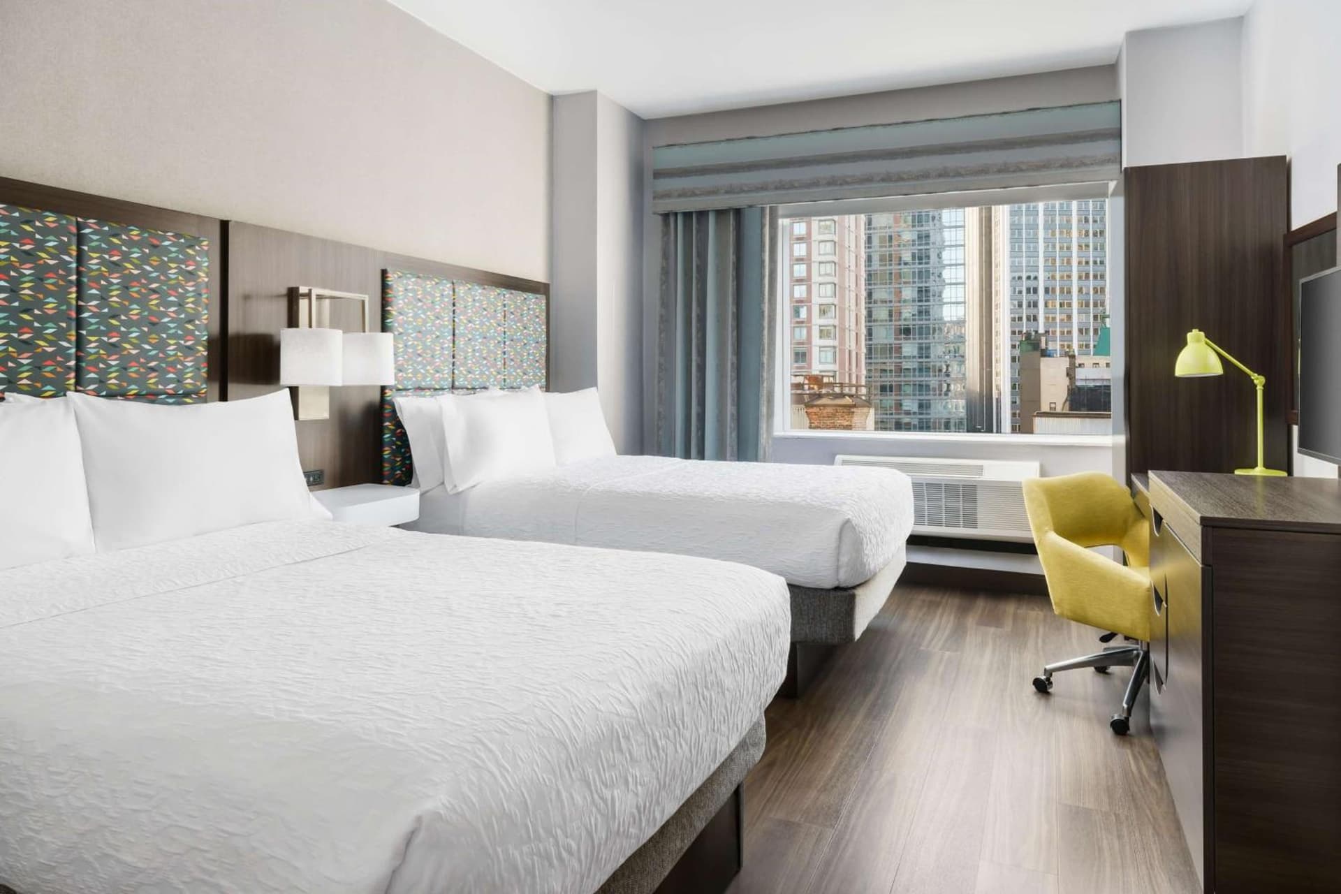 Double Room with Two Double Beds and View at Hampton Inn Manhattan-35th St Empire State Bldg in New York, NY