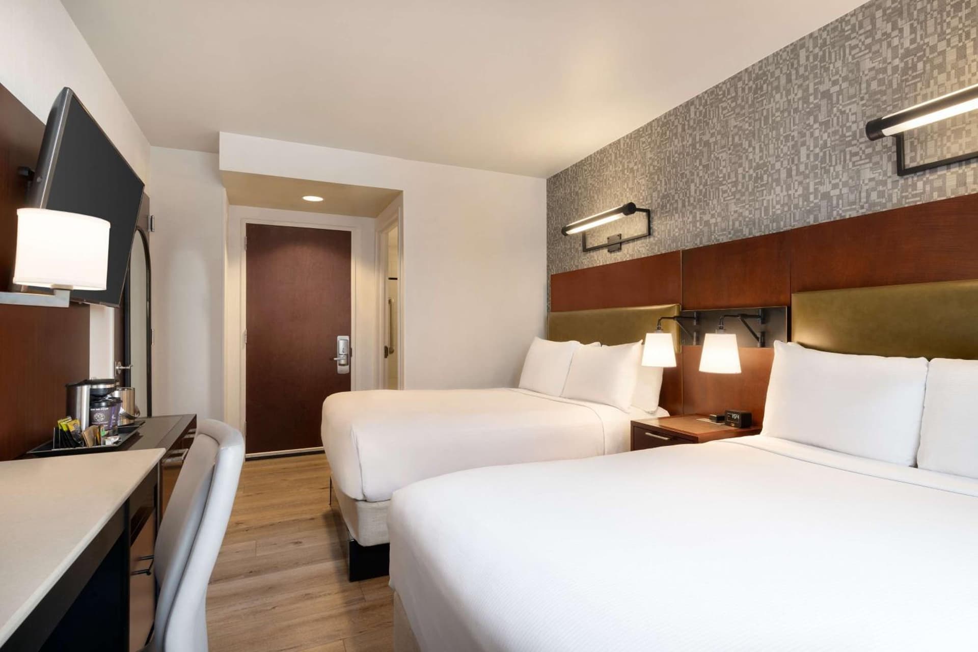 Double Room with Roll in Shower - Hearing Accessible  at DoubleTree by Hilton New York Downtown in New York, NY