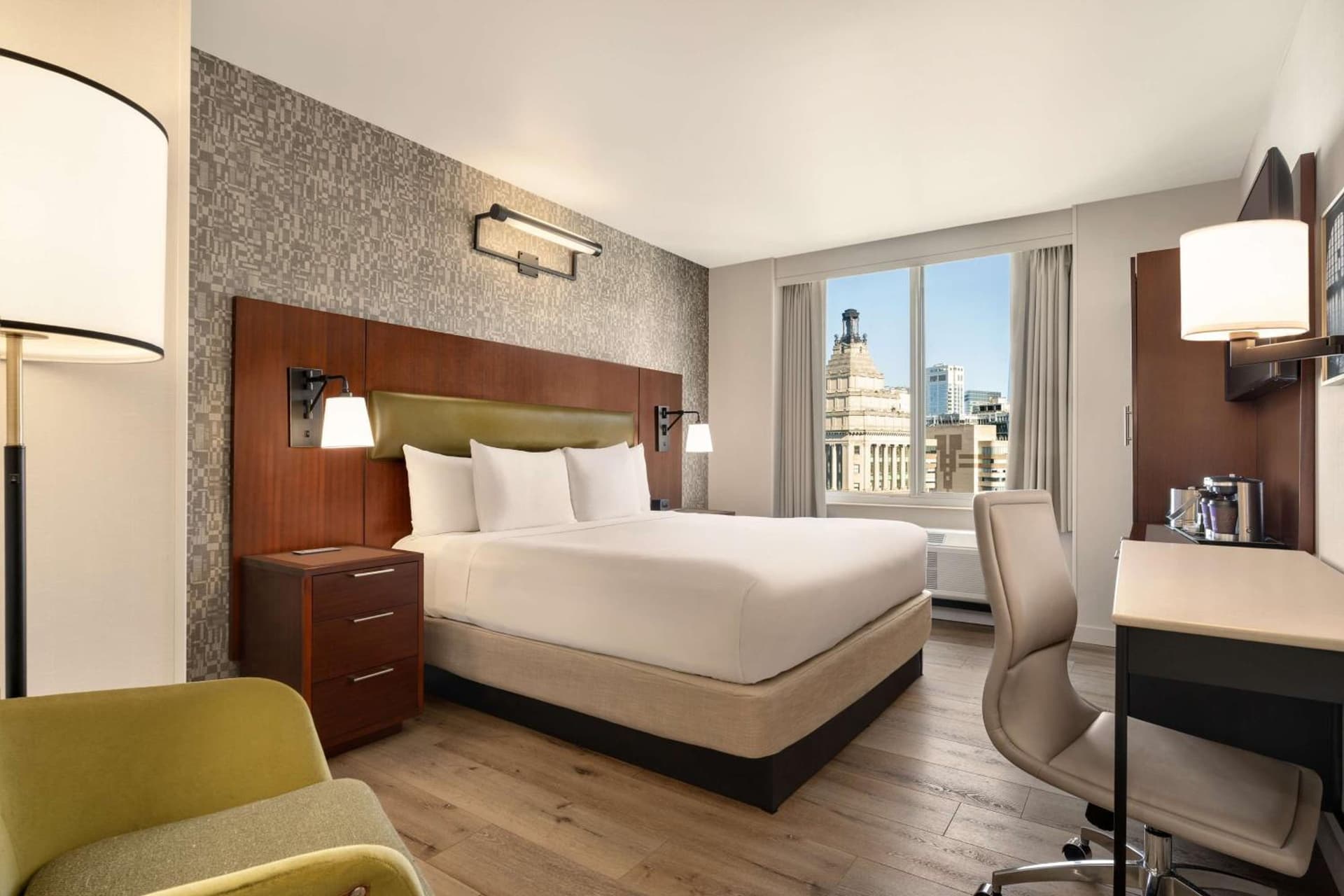King Room with City View at DoubleTree by Hilton New York Downtown in New York, NY