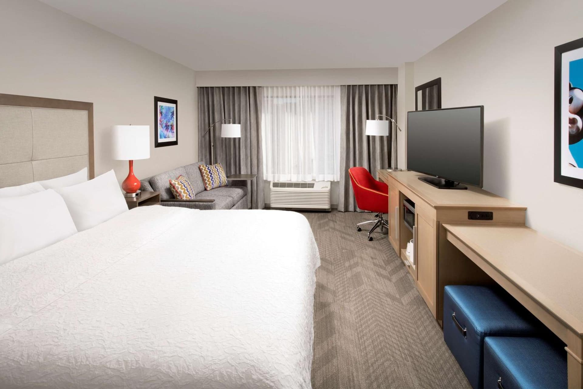 King Room - Non-Smoking at Hampton Inn & Suites Anaheim Garden Grove in Anaheim, CA