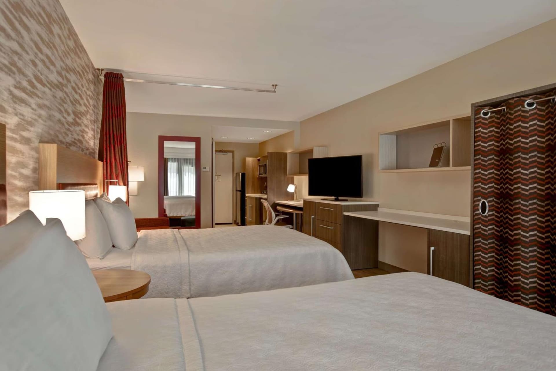 Queen Studio with Two Queen Beds - Non-Smoking at Home2 Suites By Hilton San Antonio on the Riverwalk in San Antonio, TX